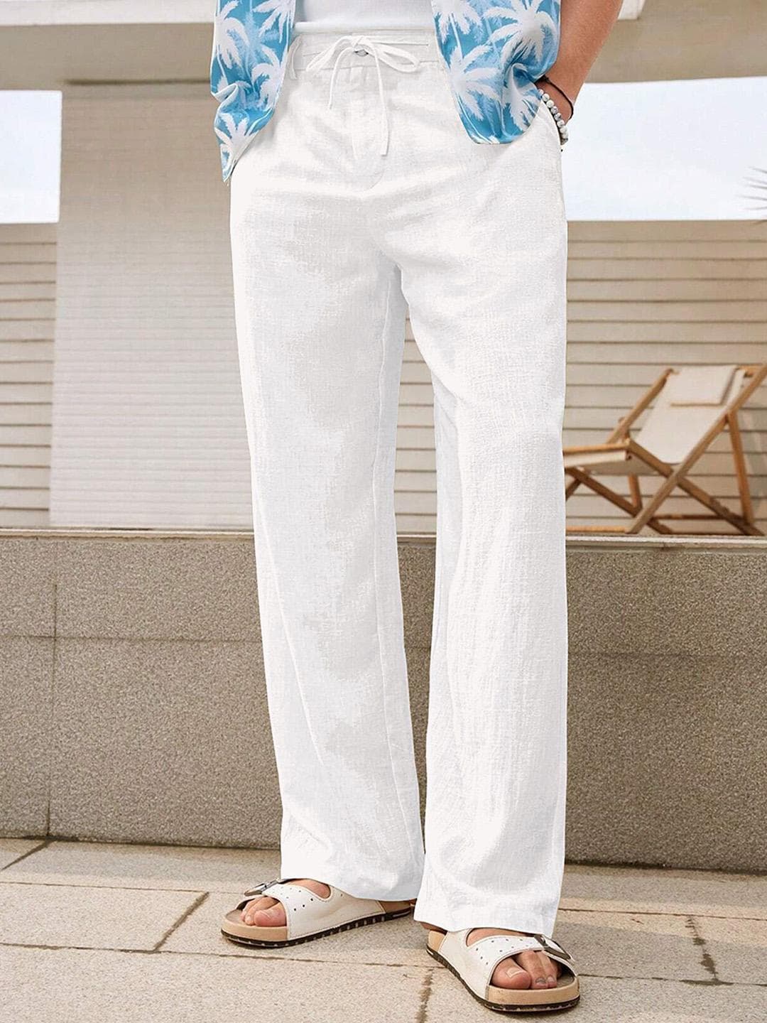 SZN Men High-Rise Relaxed Fit Trousers