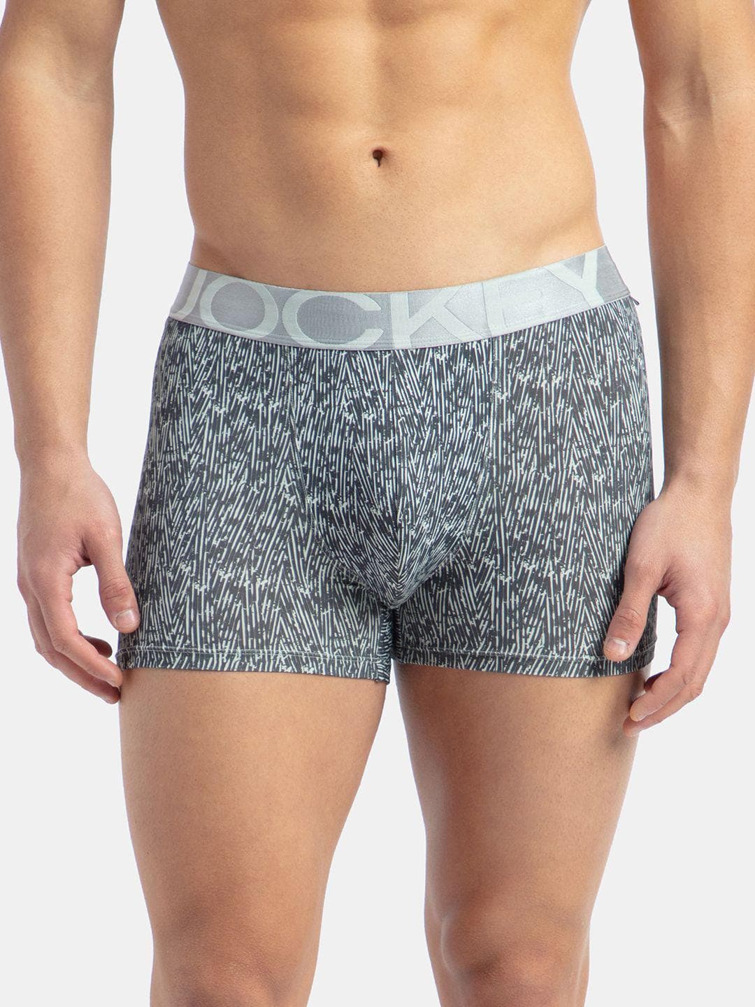Buy Jockey Tactel Microfiber Elastane Stretch Printed Trunk With Moisture Move Properties IC30 - - Apparel for Men