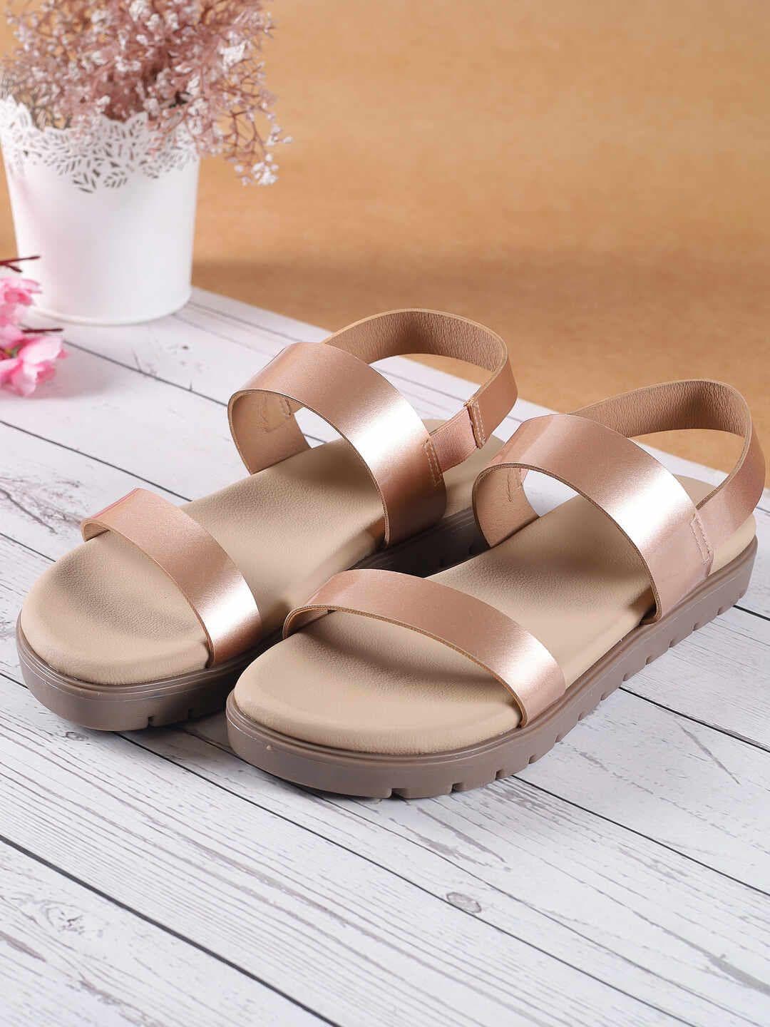 Metro Women Open Toe Flats