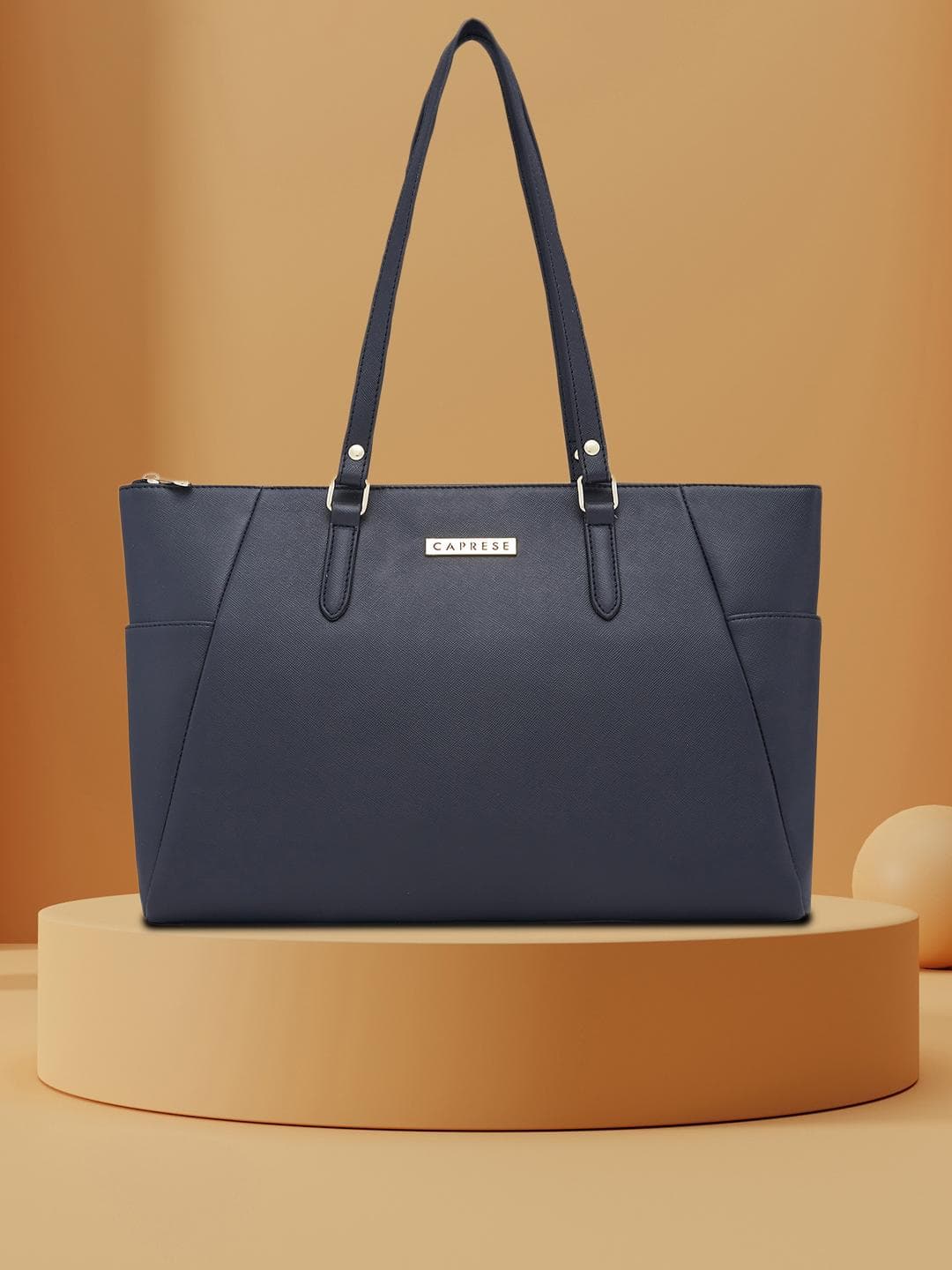 Caprese Textured Structured Shoulder Bag