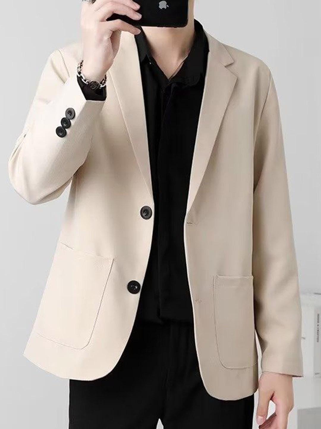 StyleCast Men Single Breasted Blazer