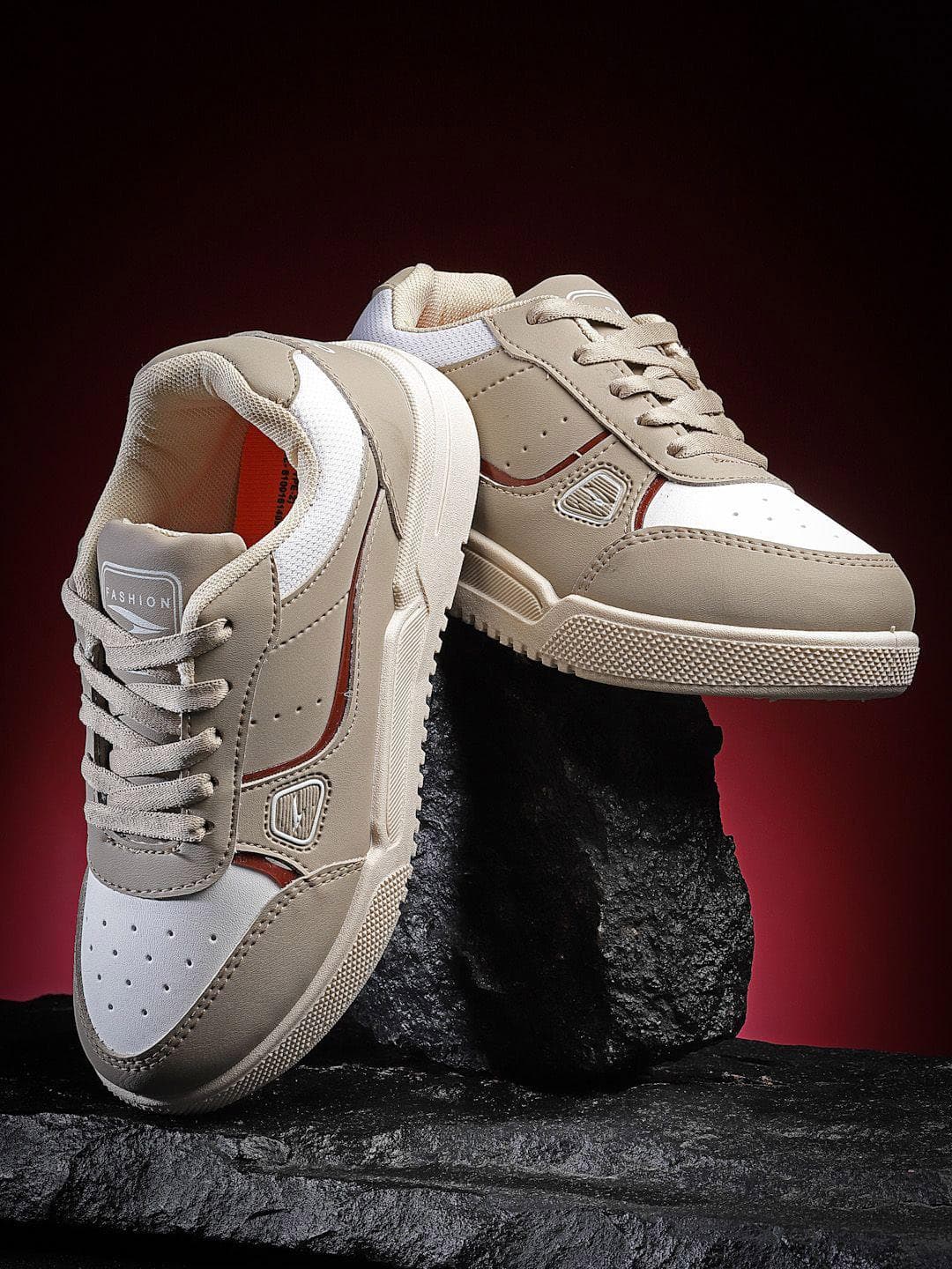 ASIAN Kids Round Toe Lace-Ups Sneakers