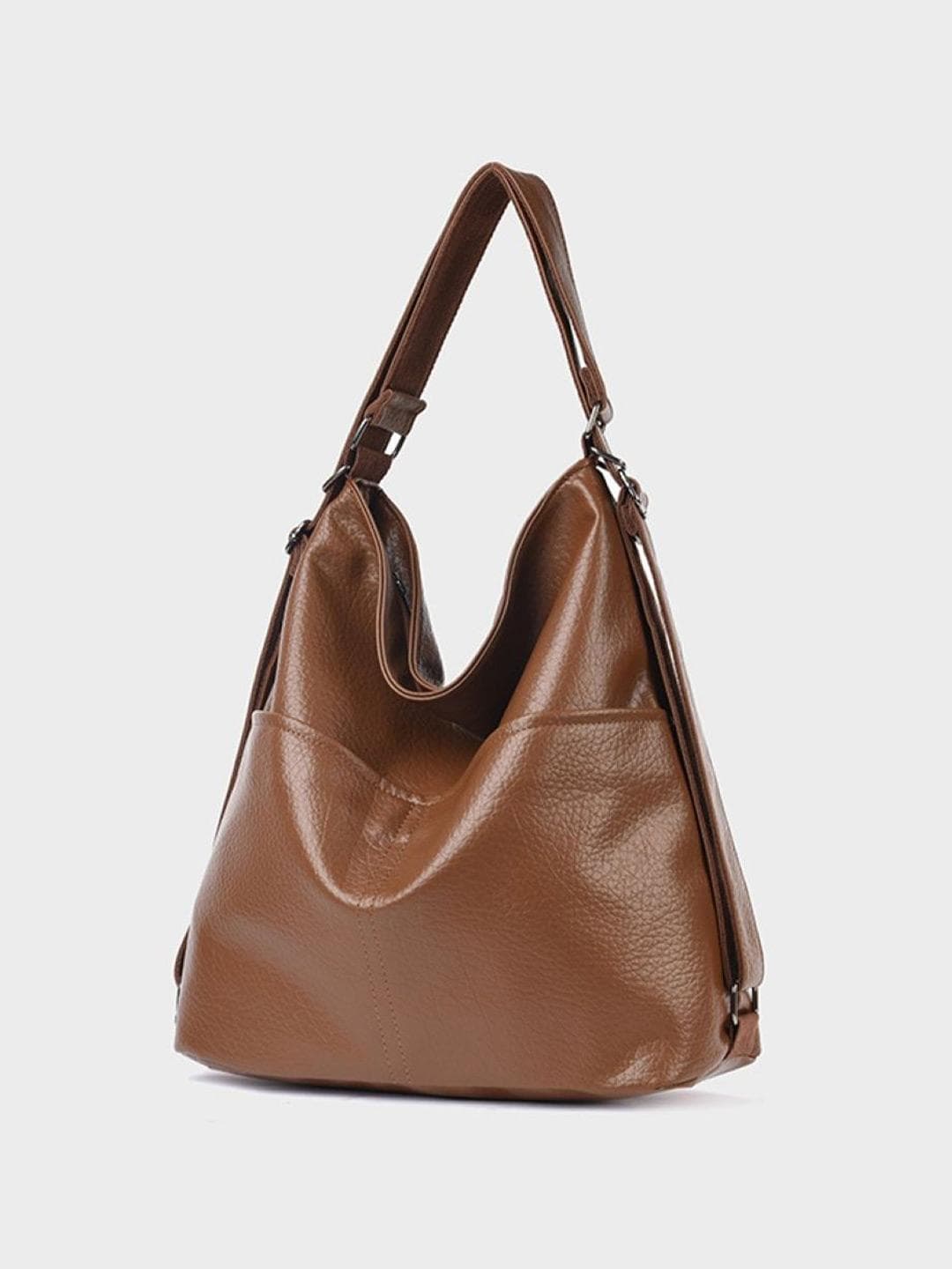 CORSICA PU Structured Shoulder Bag