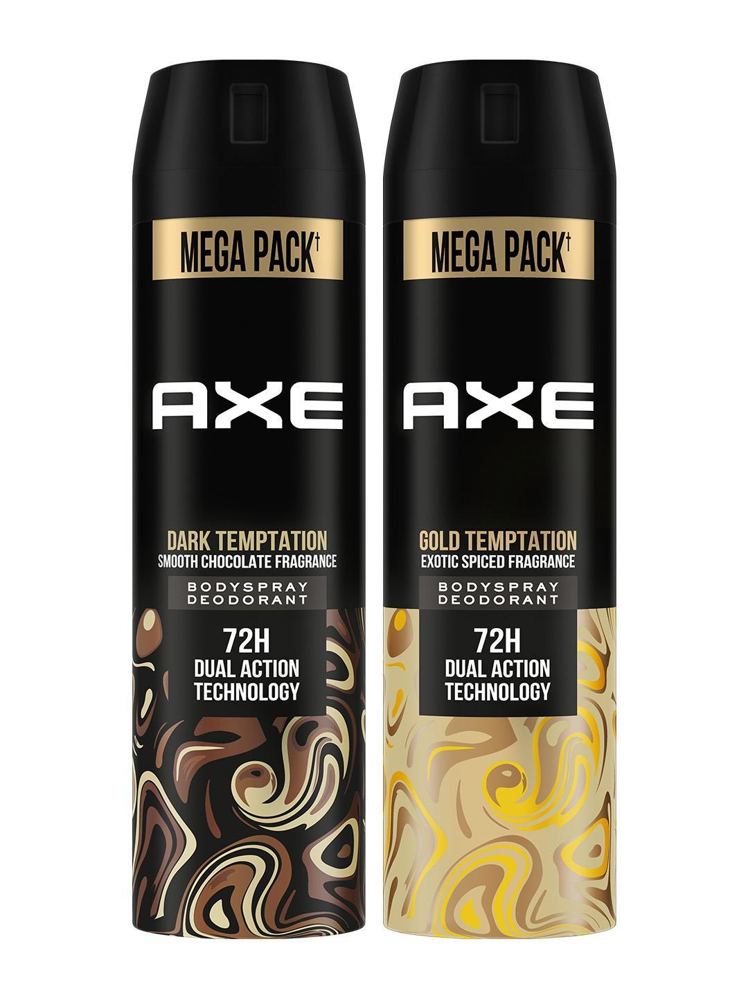 Buy AXE Pack Of 2 Dark Temptation & Gold Temptation Body Spray For Men 215ml Each - - Personal Care for Men