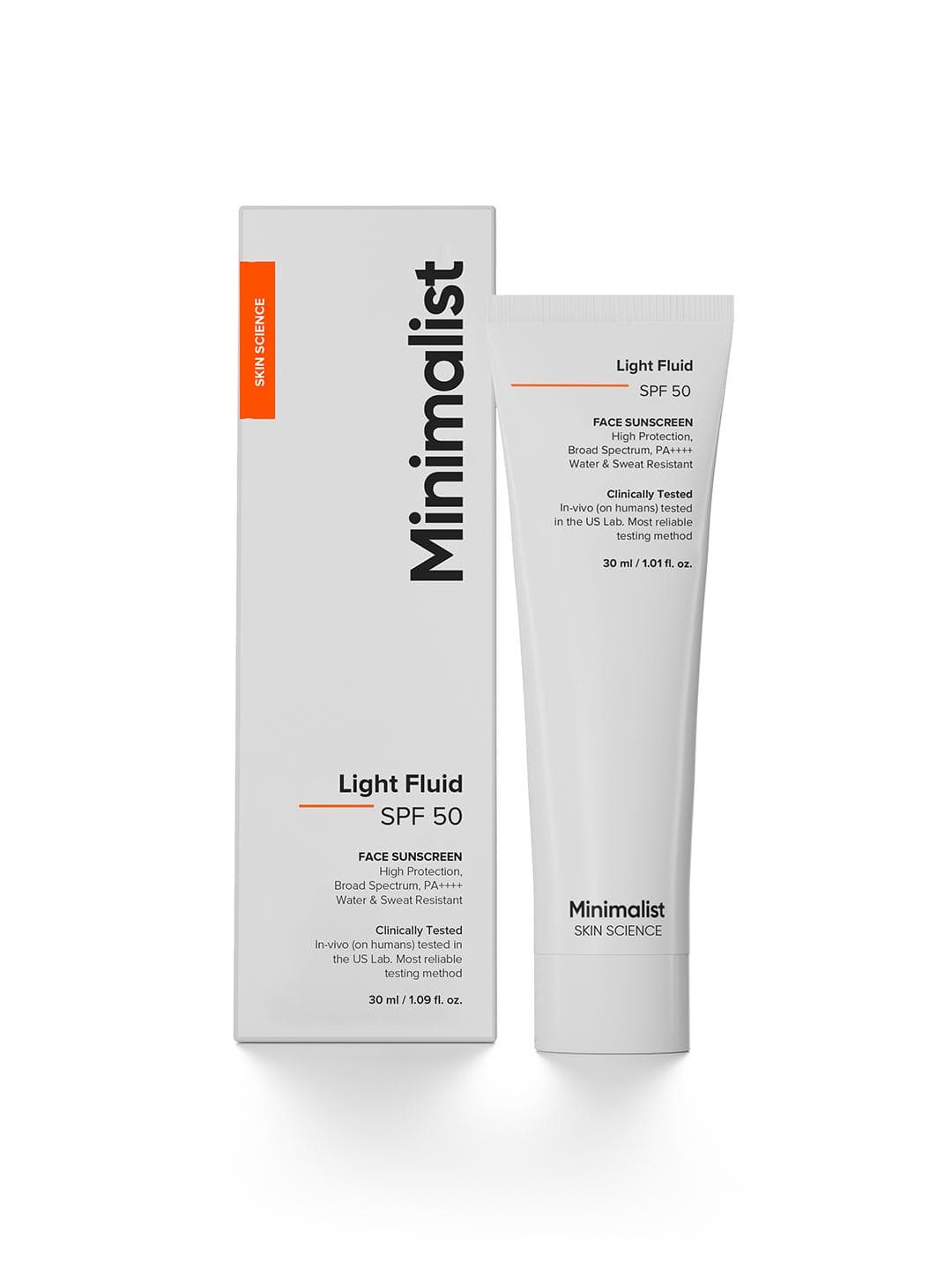 Buy Minimalist Light Fluid SPF 50 Face Sunscreen With Water & Sweat Resistance 30 Ml - - Personal Care for Unisex
