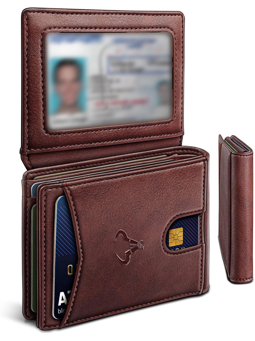 Buy CONTACTS Men Leather Two Fold Wallet - - Accessories for Men