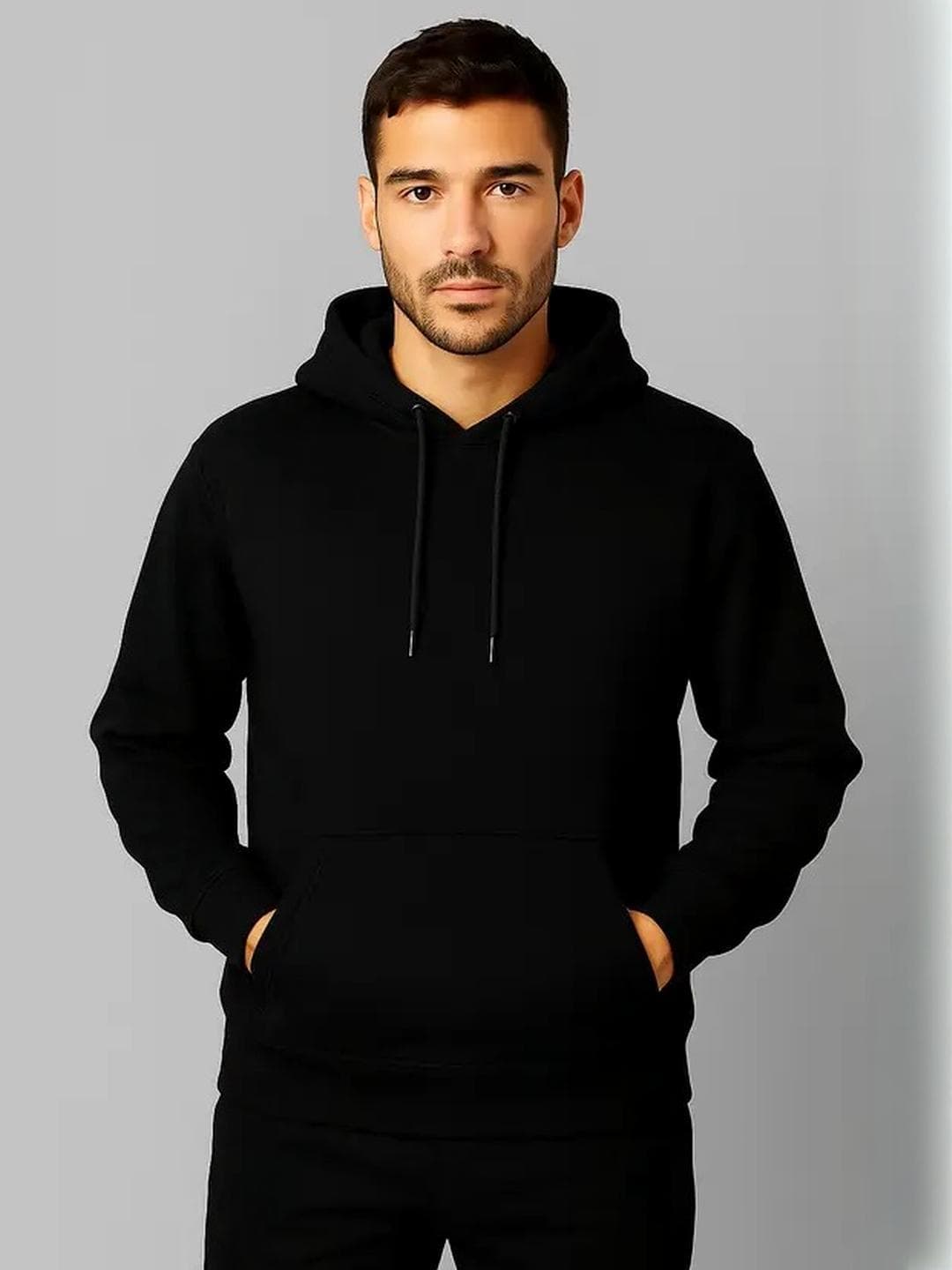 Roadster Men Cotton Hooded Sweatshirt