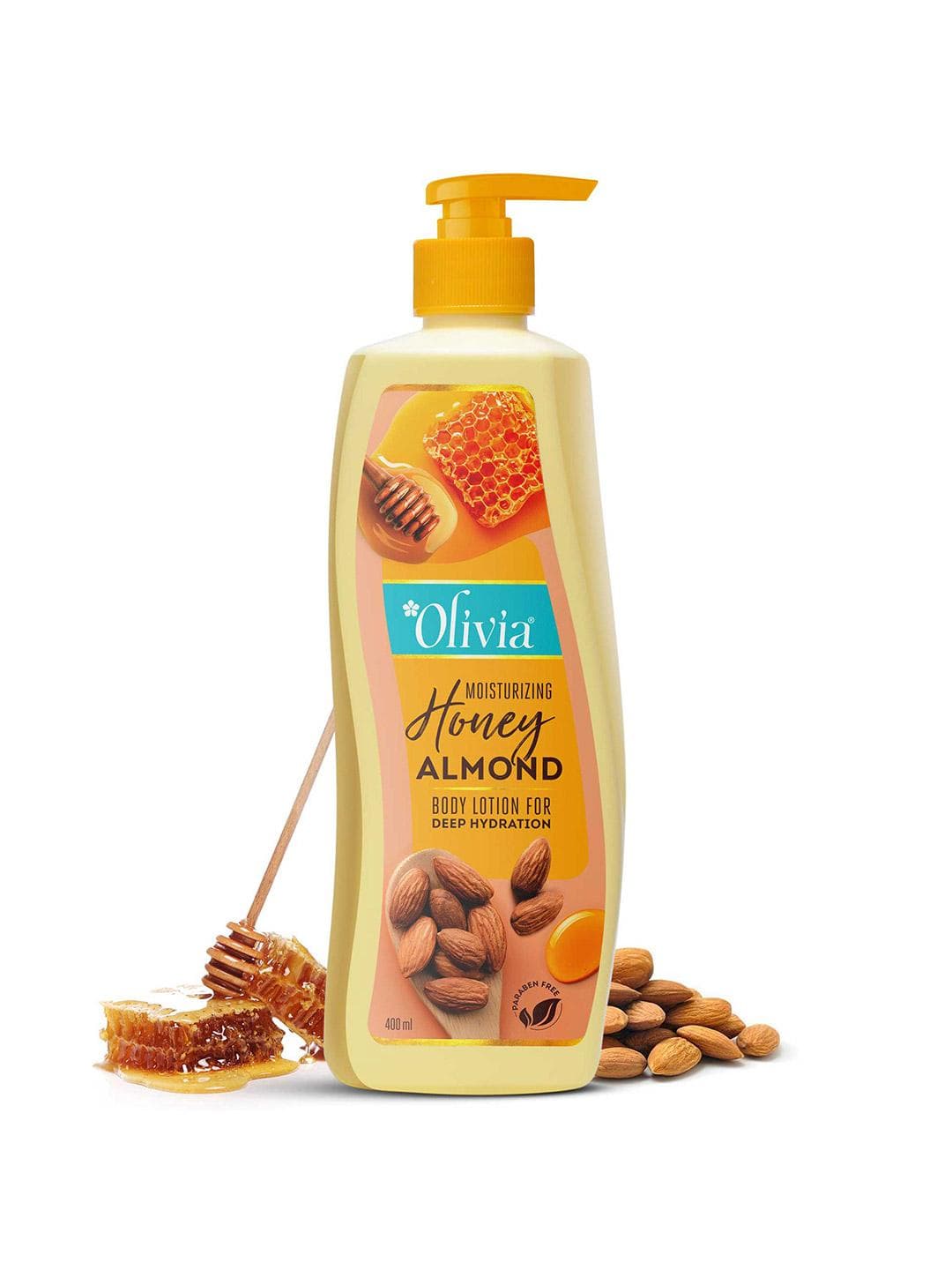 Buy Olivia Honey Almond Moisturizer Body Lotion 400 Ml - - Personal Care for Unisex