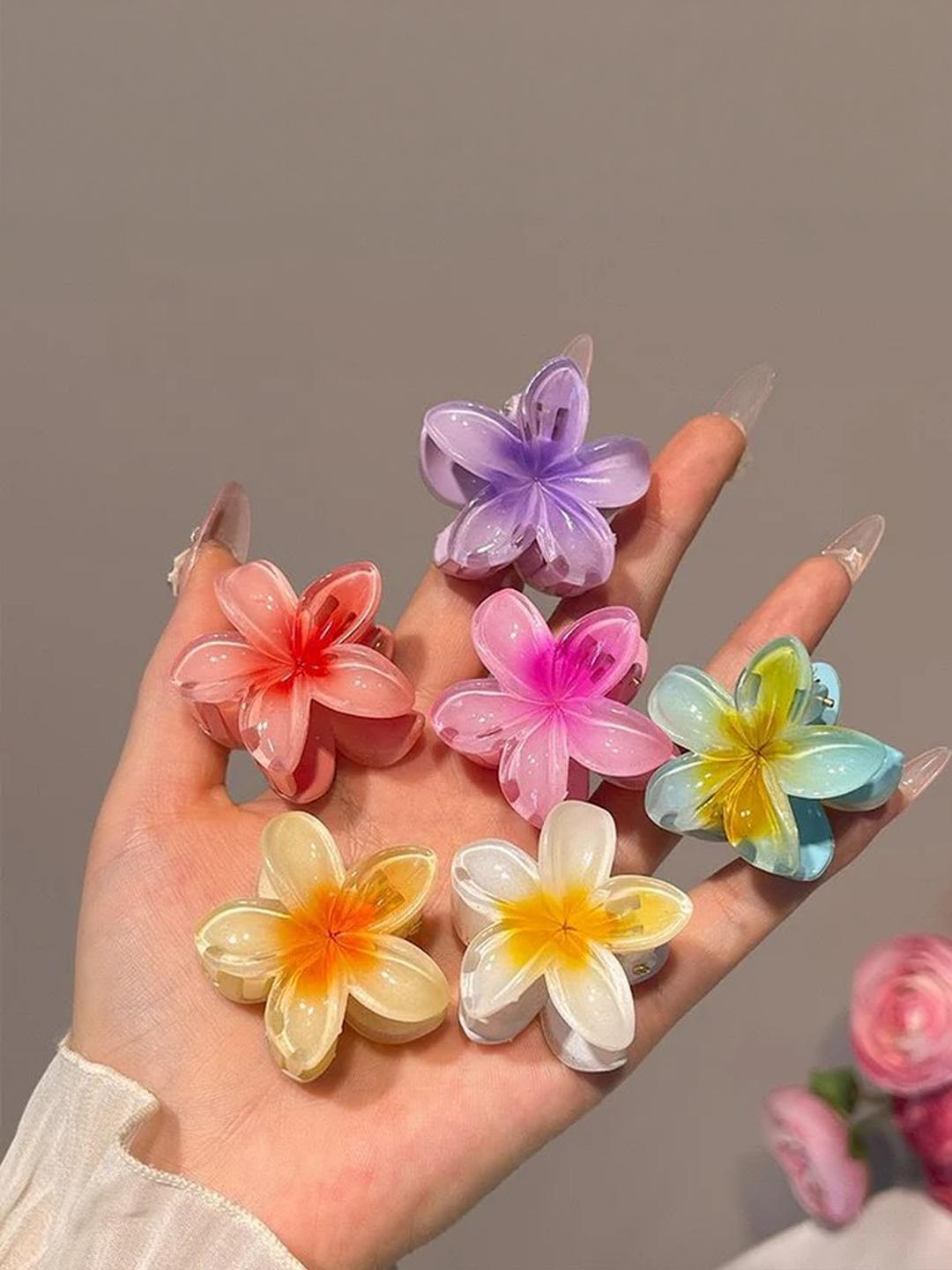 Buy DIVASTRI Women Set Of 6 Plastic Claw Clip - - Accessories for Women