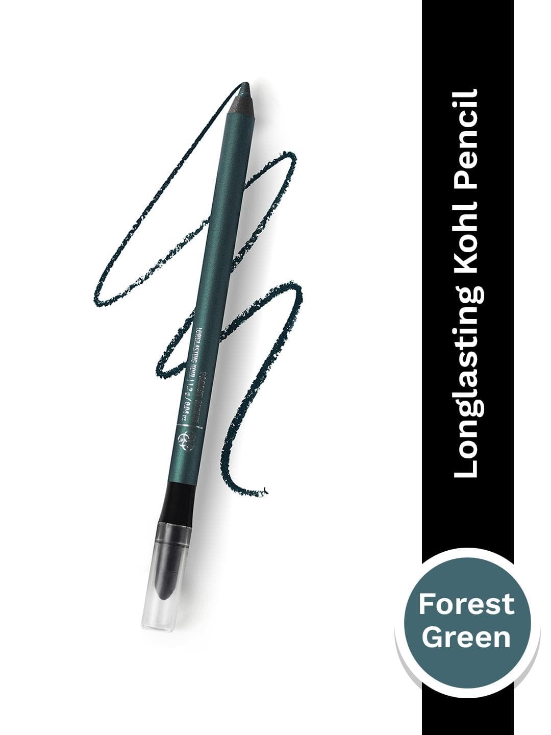 PAC Longlasting Kohl Pencil with Intense Payoff Waterproof - Forest Green - 1.2 g