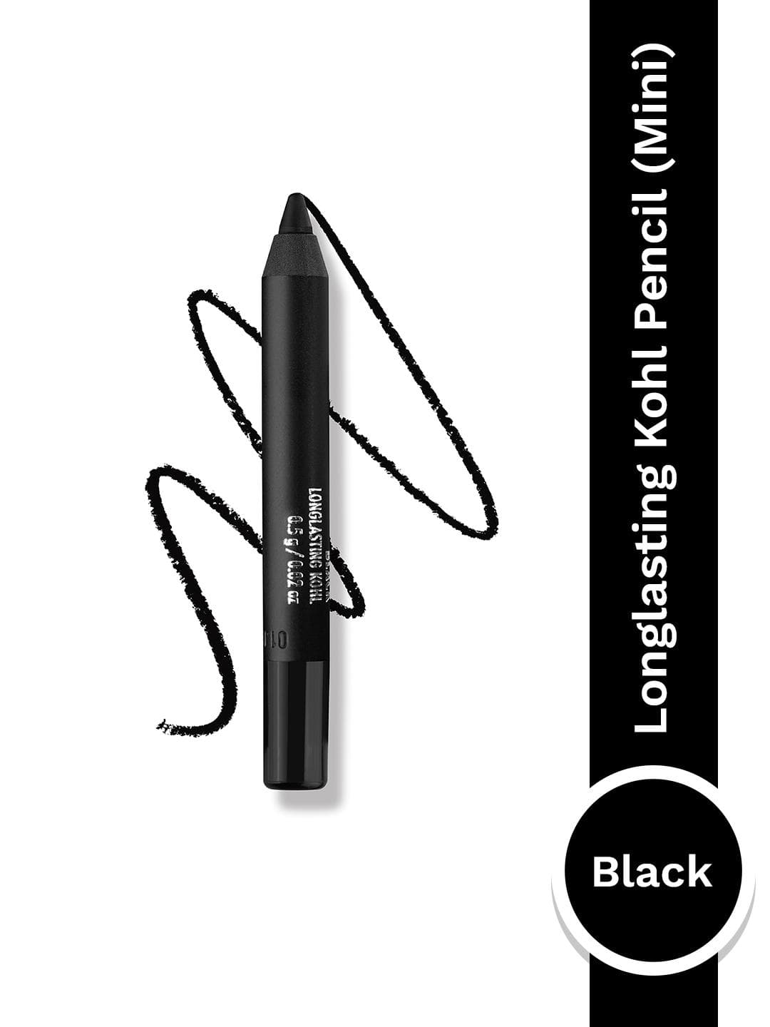 Buy PAC Longlasting Kohl Pencil Mini Intense Payoff Waterproof Black 0.5 G - - Personal Care for Women