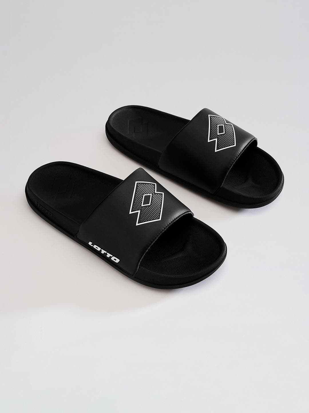 Lotto Men Enduro Plus Black Slides