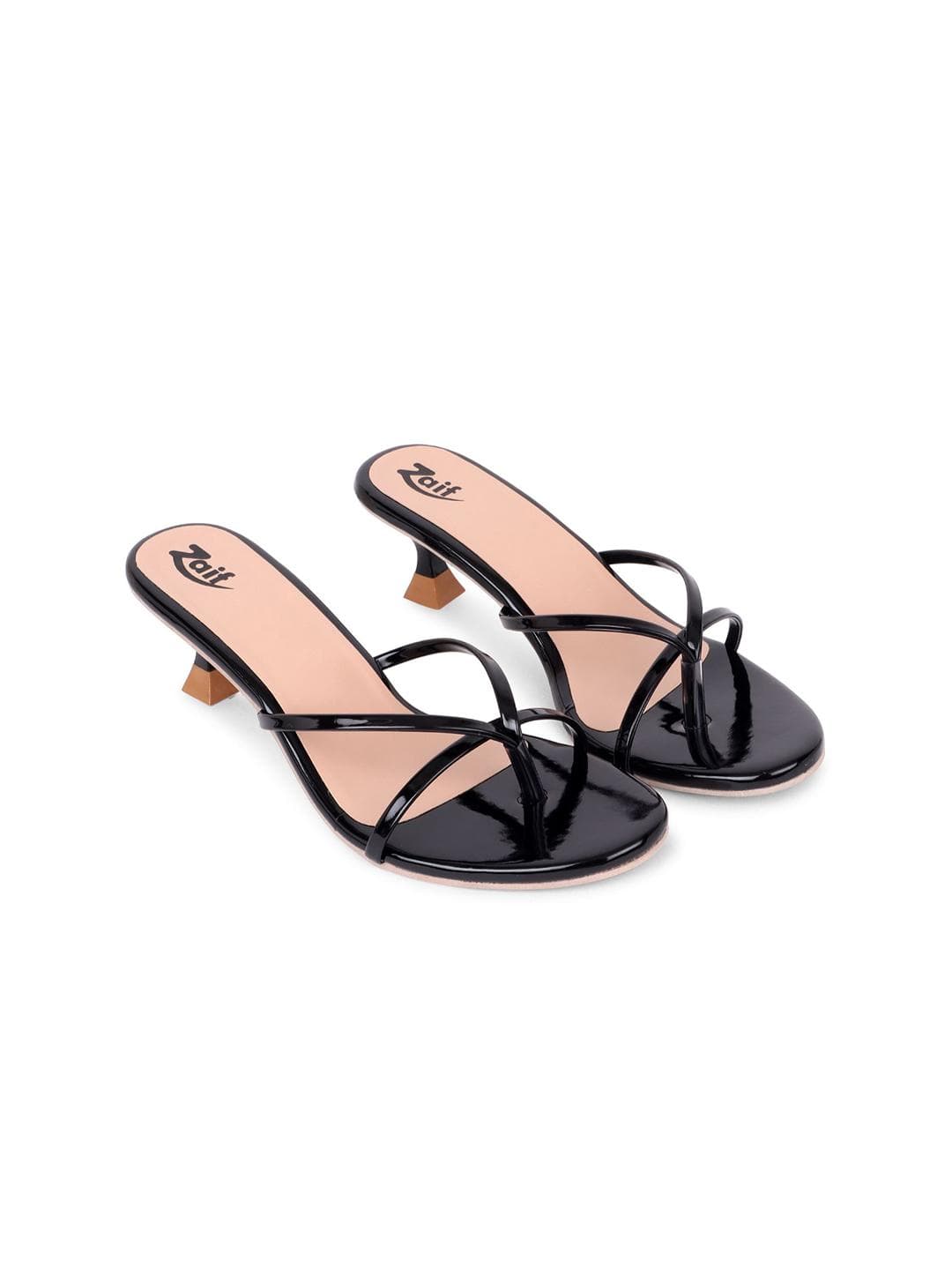 ZAIF Women Kitten Heels Sandals