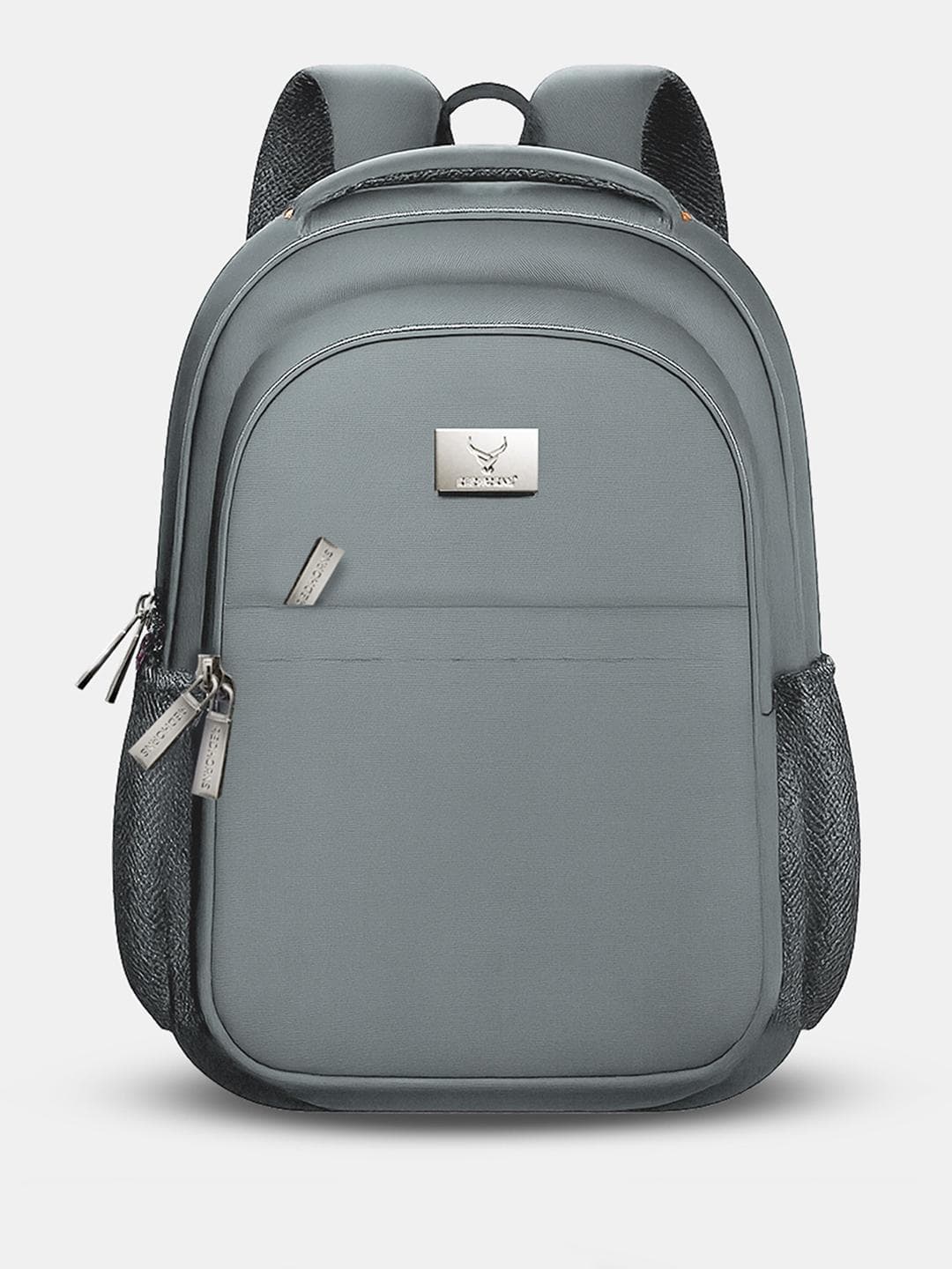 REDHORNS Unisex Contrast Detail Water Resistant Backpack with Anti-Theft