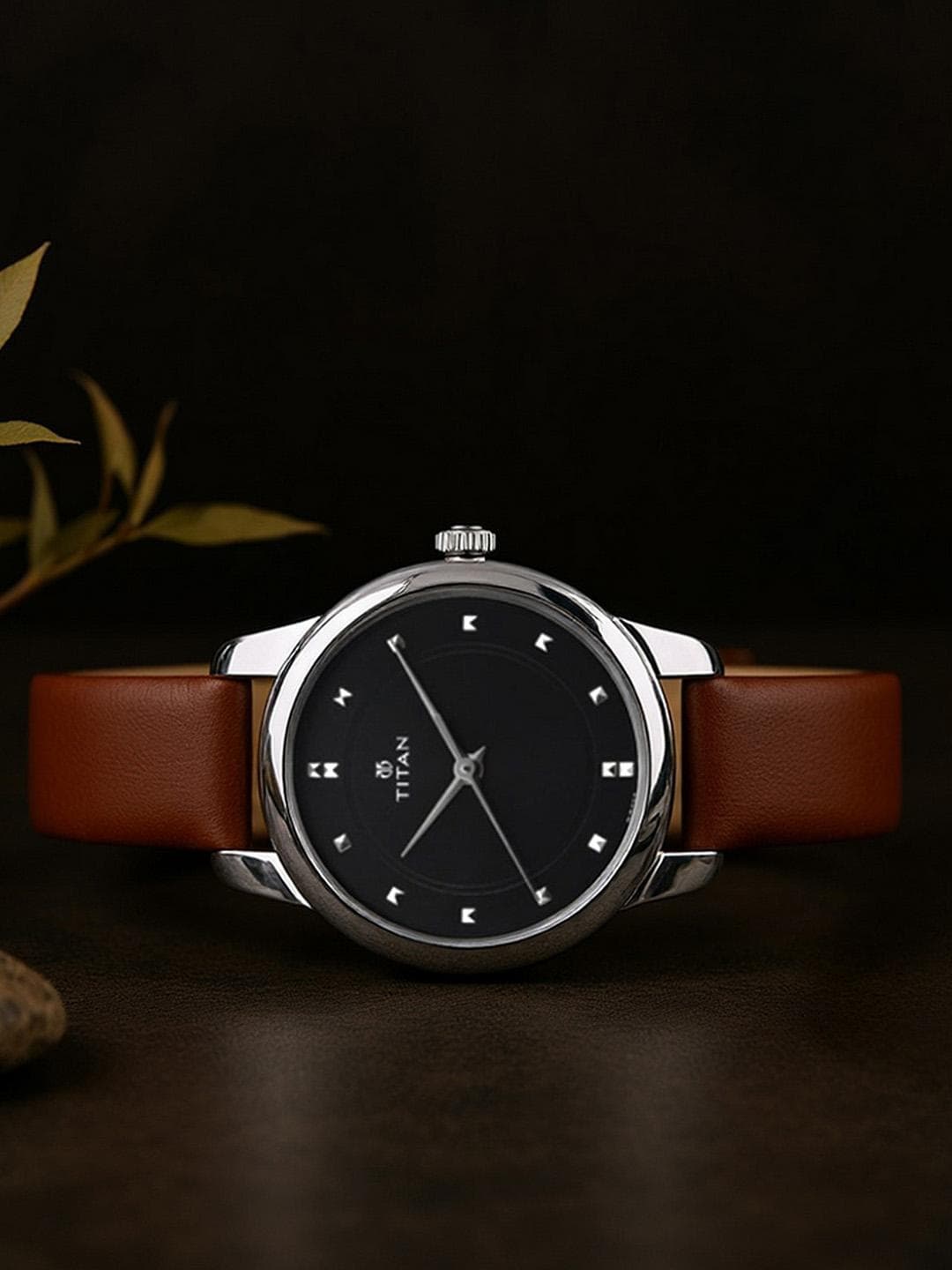 Buy Titan Workwear Chic Minimalist Quartz Analog With Black Dial Watch For Women Np2481sl07 - - Accessories for Women