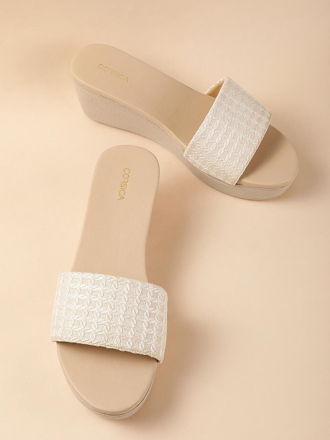 CORSICA Textured Wedge Heels
