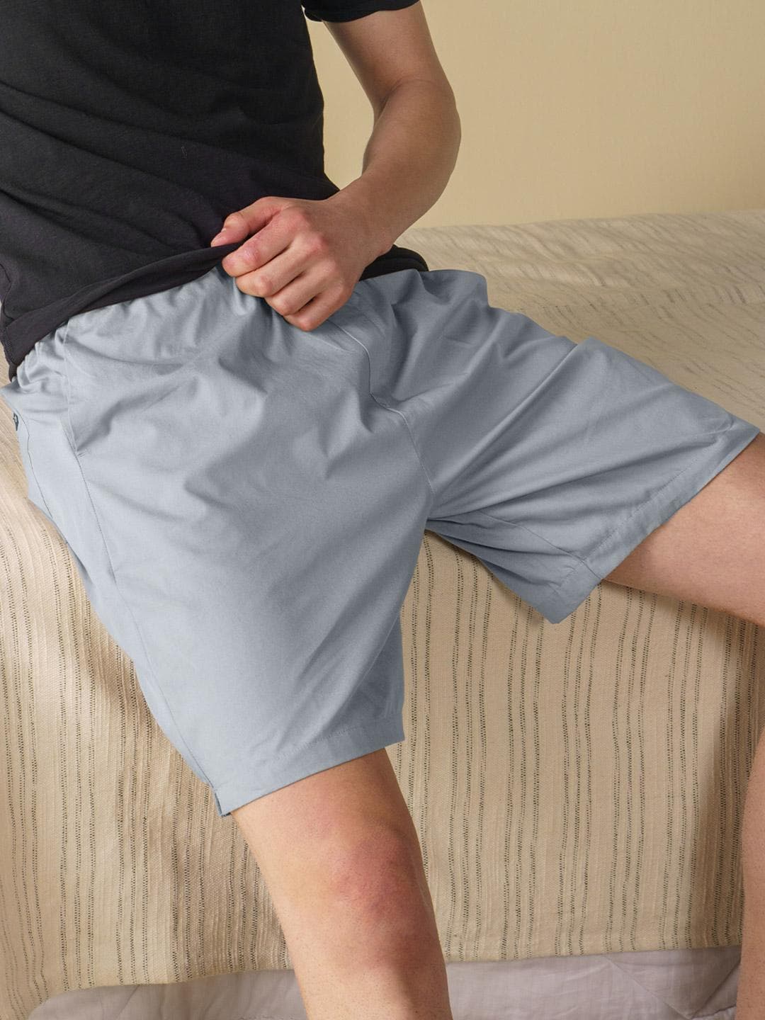 Buy DAMENSCH Men Pure Cotton Ultra Light Lounge Shorts - - Apparel for Men