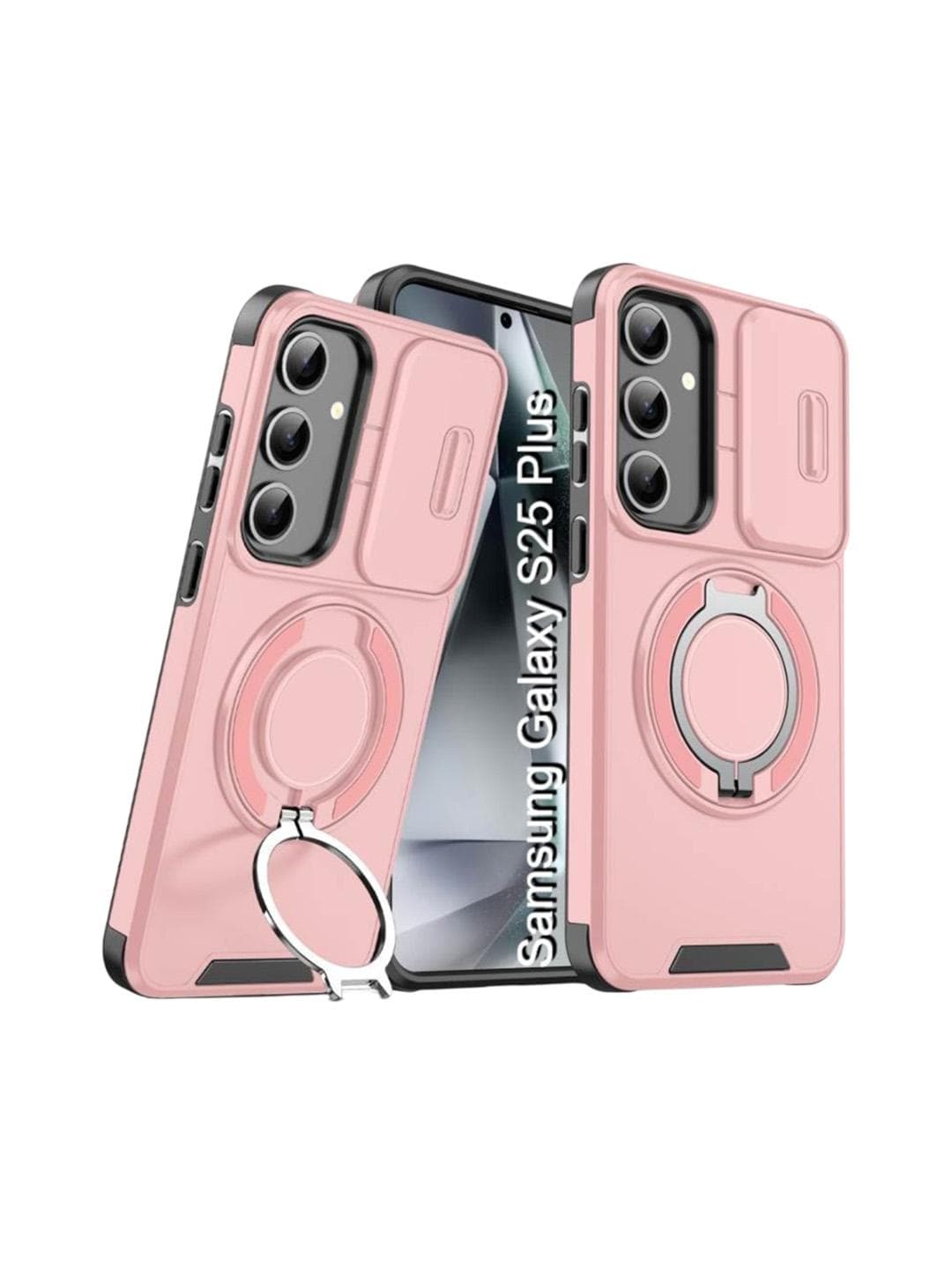 Luxury Kase Shockproof Samsung Galaxy S25 Plus 5G Magnetic Case With Slide Camera Cover