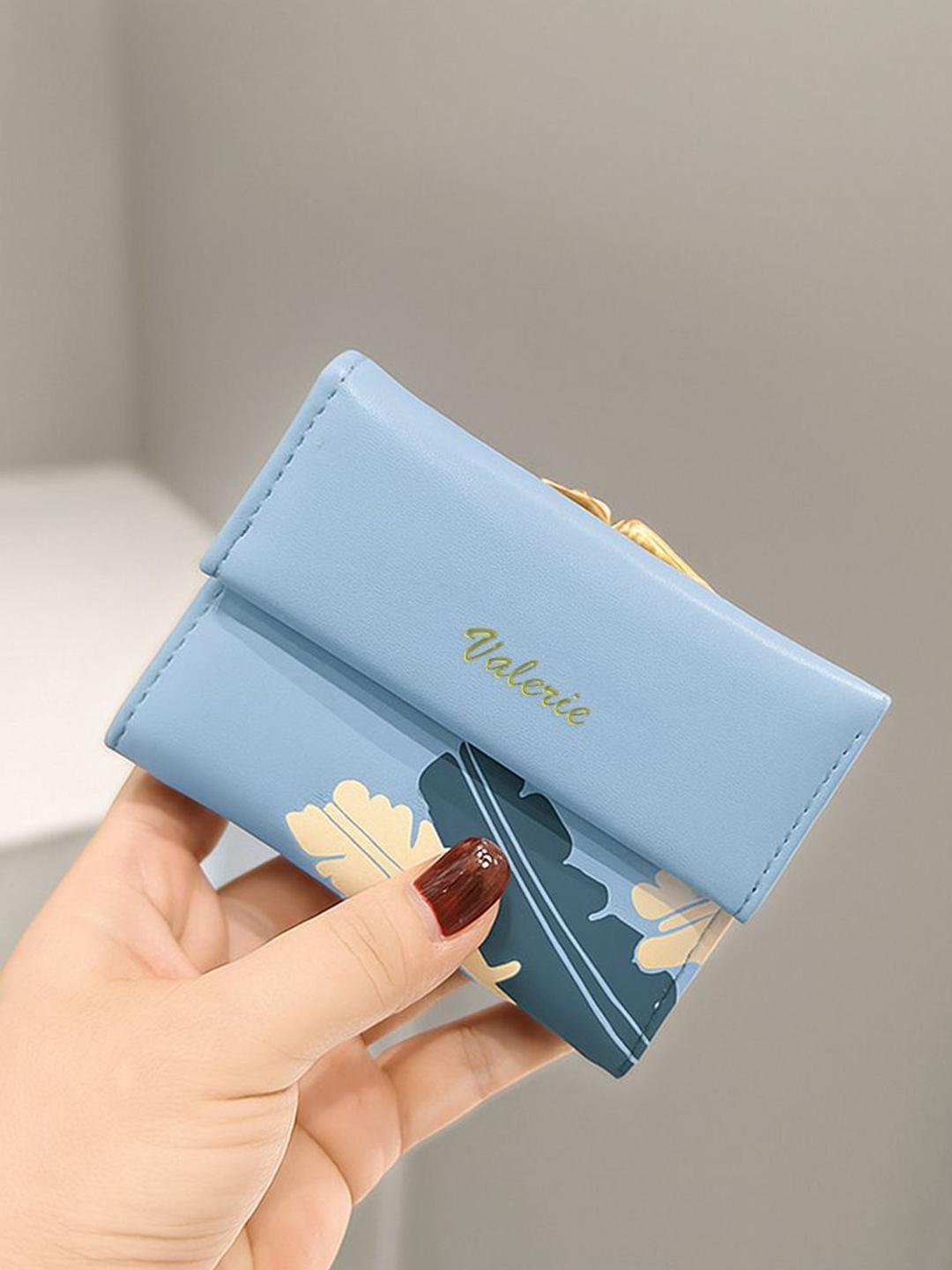Buy VALERIE Women Floral Printed Three Fold Wallet - - Accessories for Women