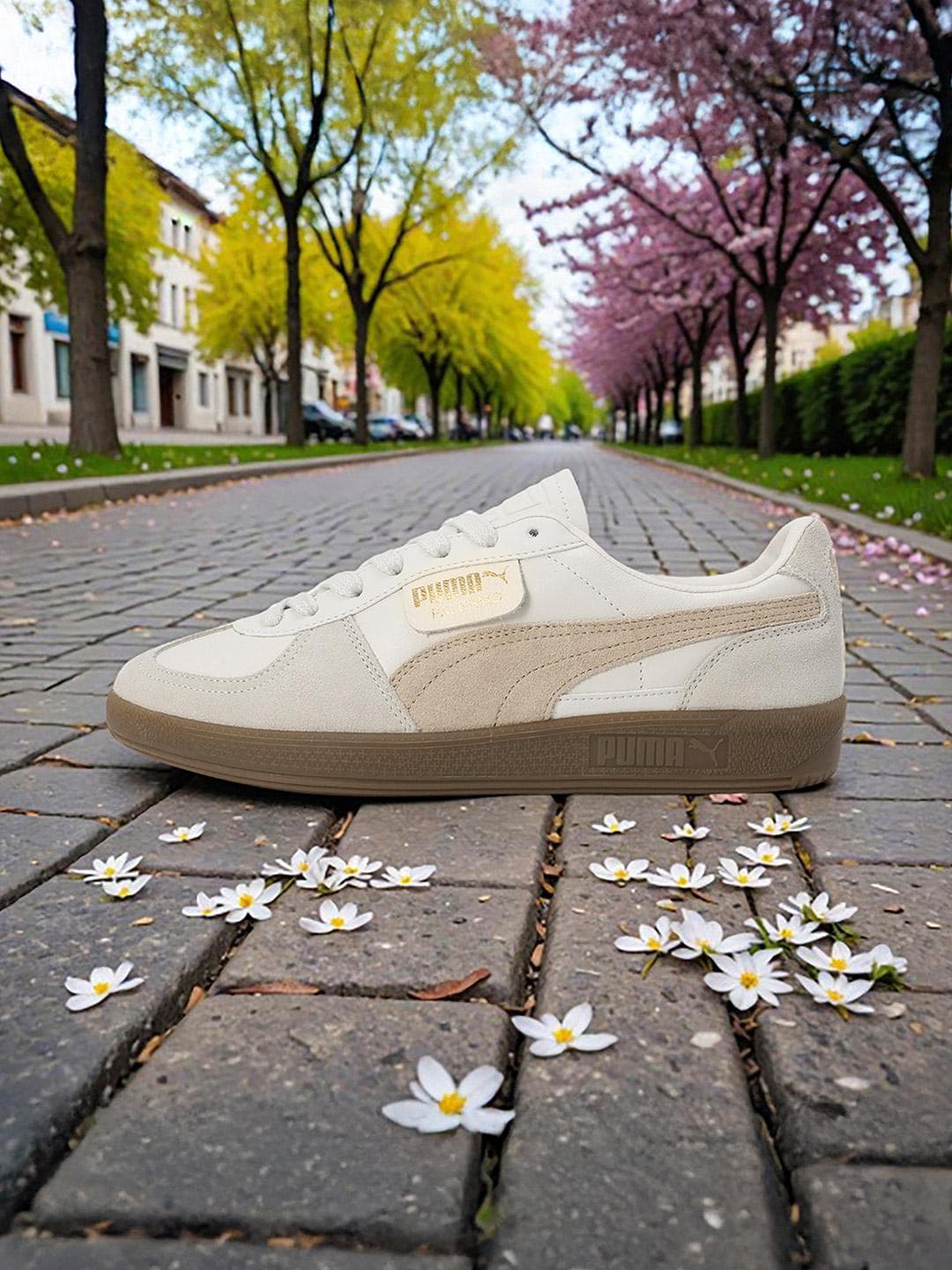 Puma Adults-Unisex Textured Palermo Lth Sneakers