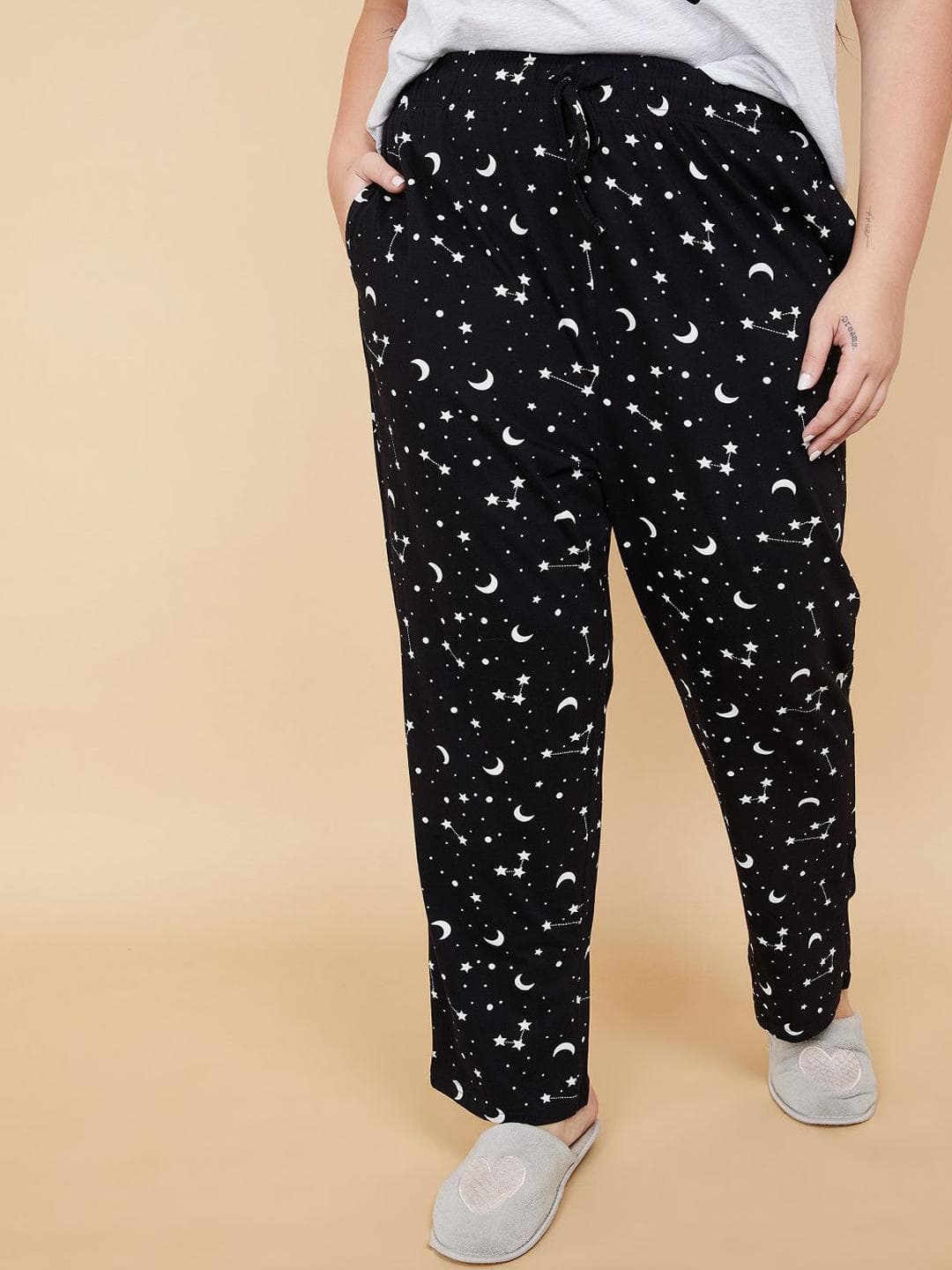Buy Max Women Mid Rise Printed Lounge Pants - - Apparel for Women