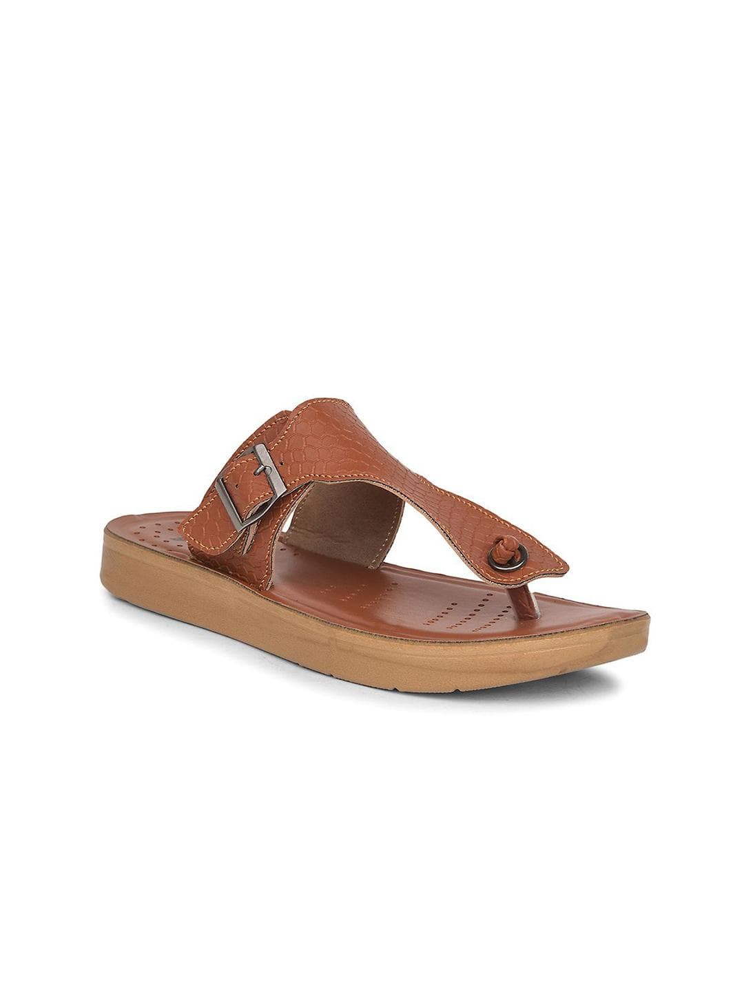 Bata Women T-Strap Flats with Buckles