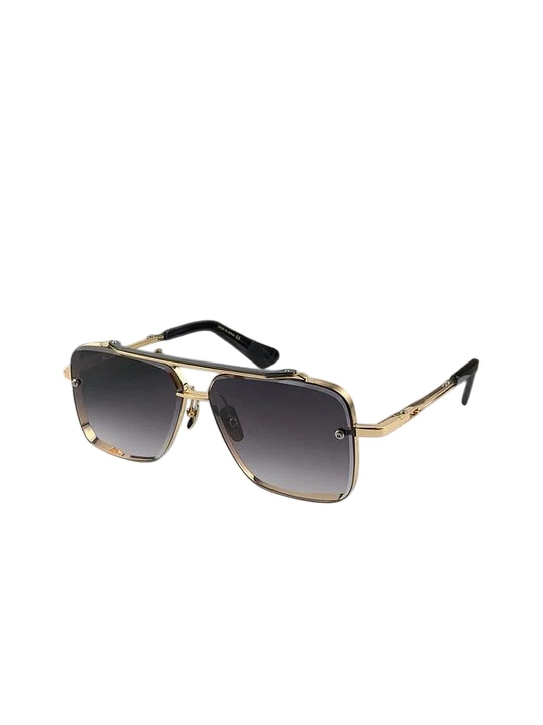 Buy SPADEACES Men Square Sunglasses With UV Protected Lens Gold Black Rock Square_g - - Accessories for Men