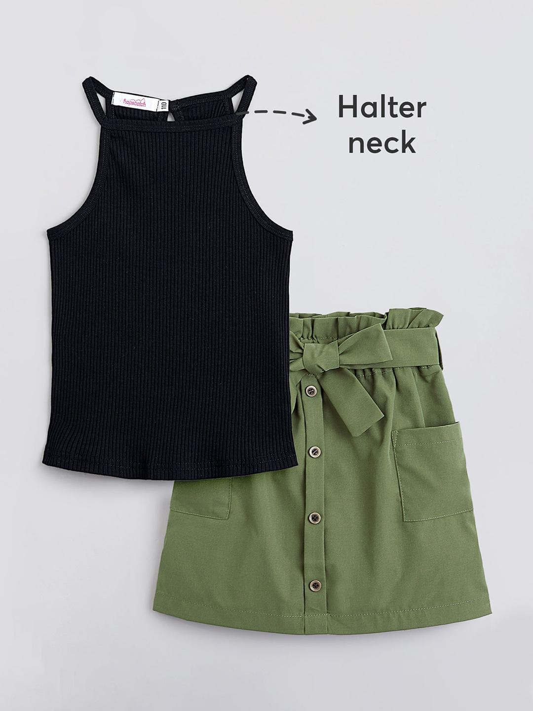 2-Pc City Stroll Blouse & Skirt