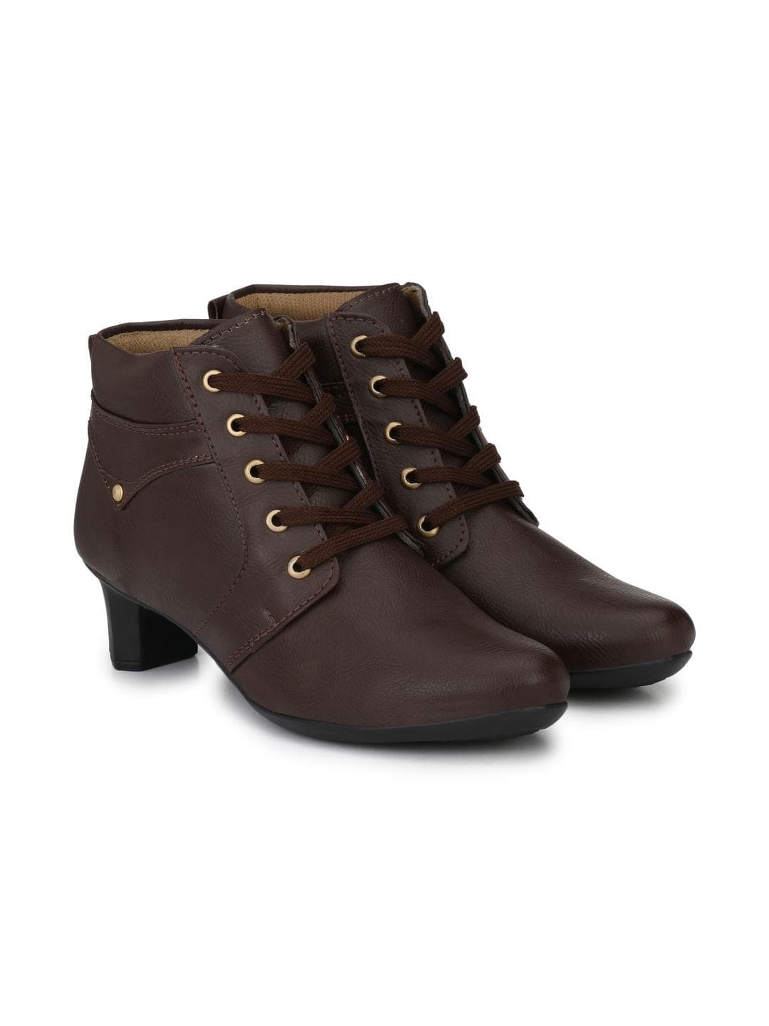 Buy Neso Women Pointed Toe Lace Ups Winter Boots - - Footwear for Women