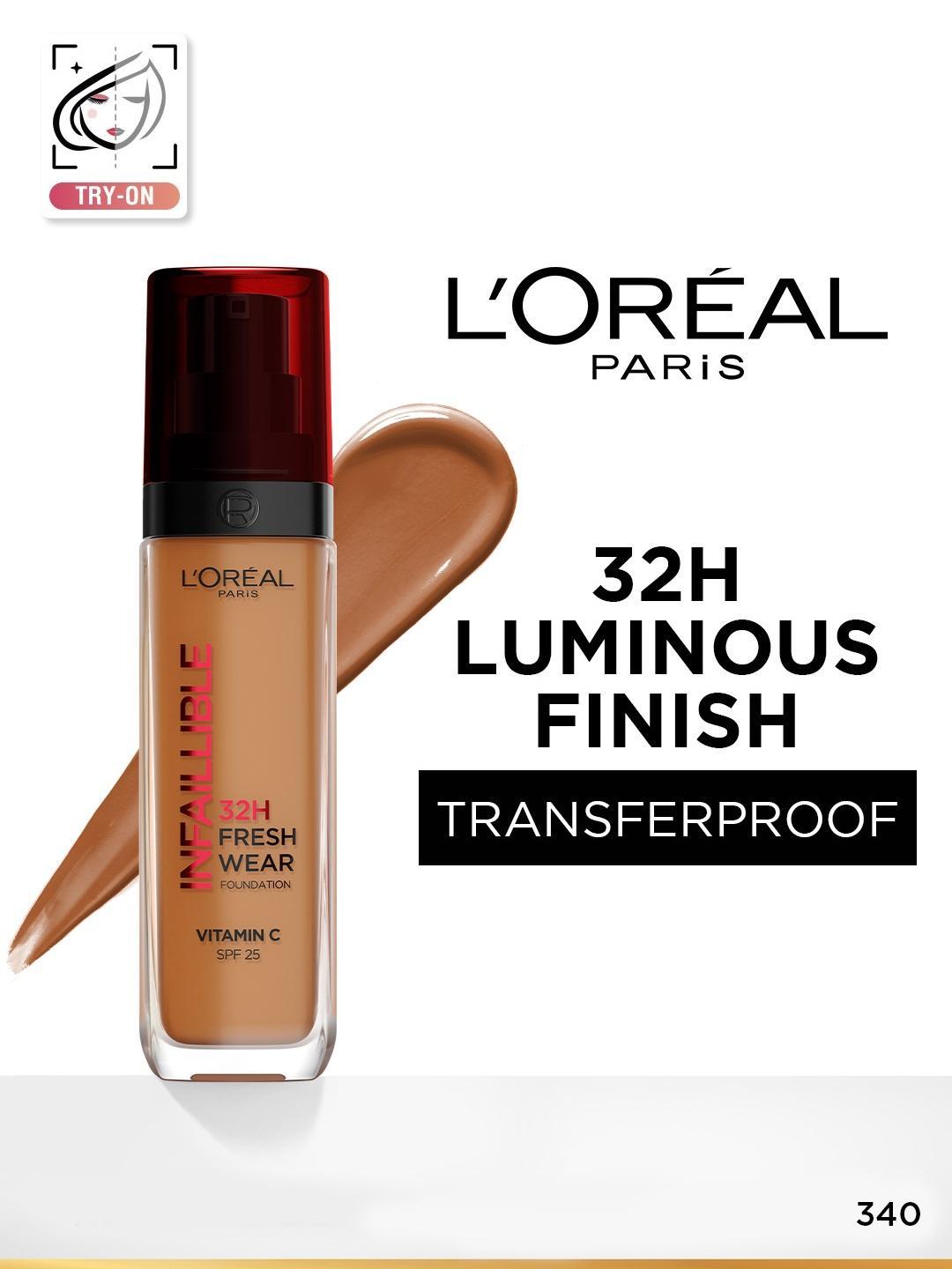 Buy LOreal Infallible Luminous Coverage 32H Fresh Wear Foundation 30ml 340 - - Personal Care for Women