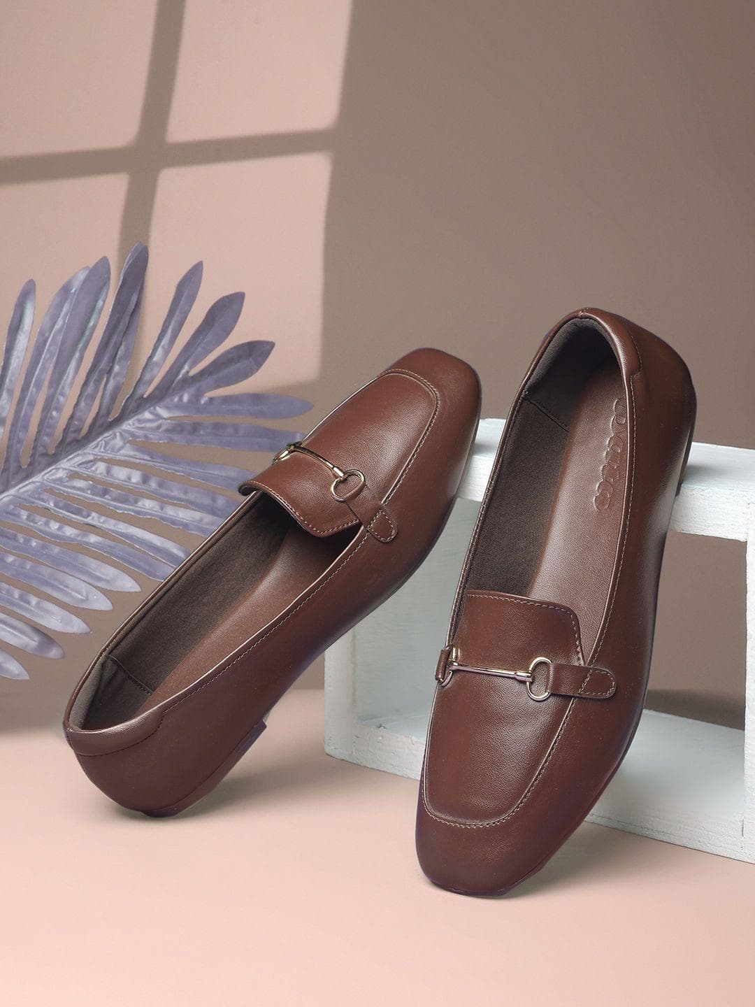 Bata Round Toe Slip-On Ballerinas
