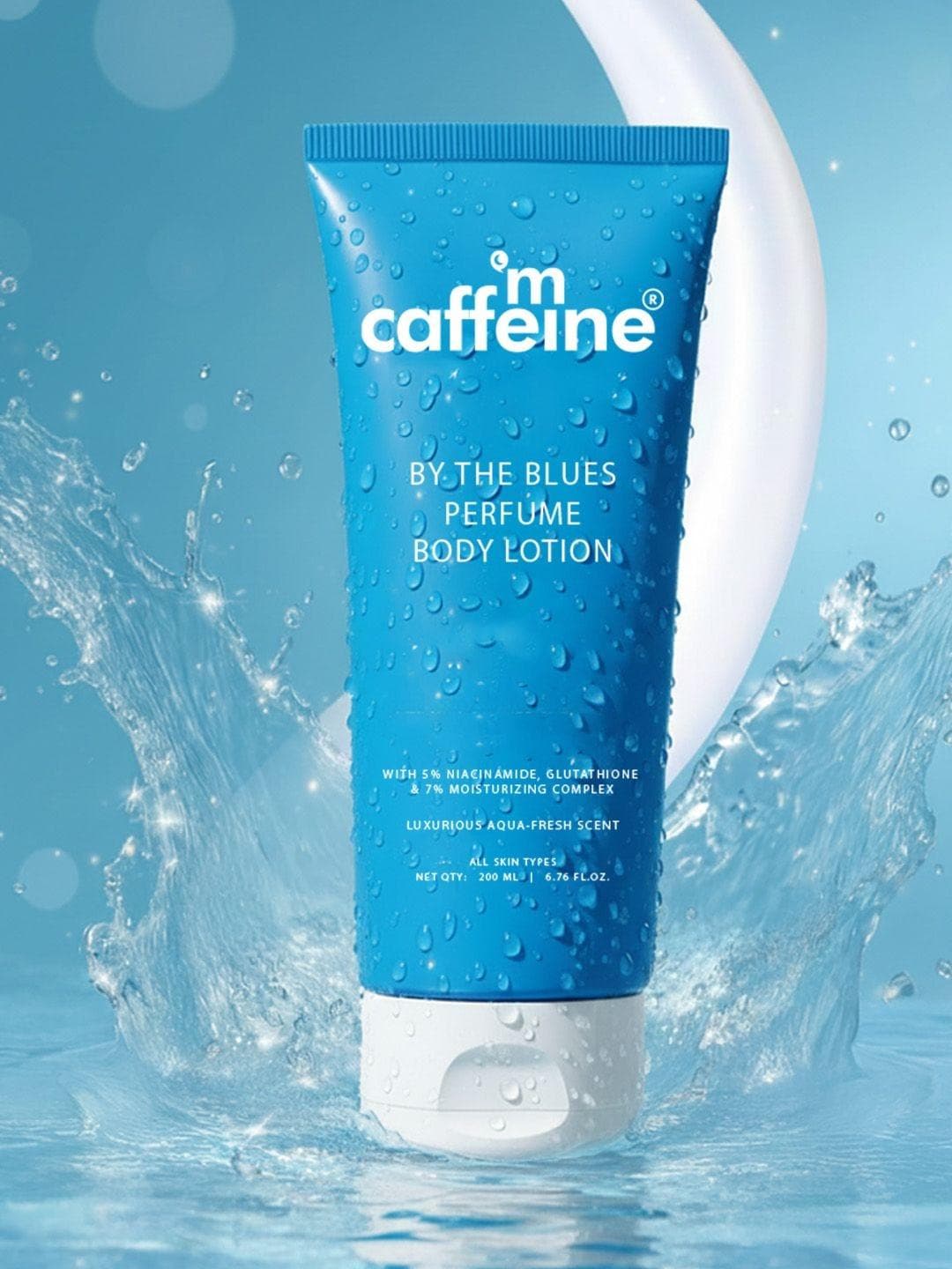MCaffeine By The Blue Perfume Body Lotion With 5% Niacinamide - 200 ml