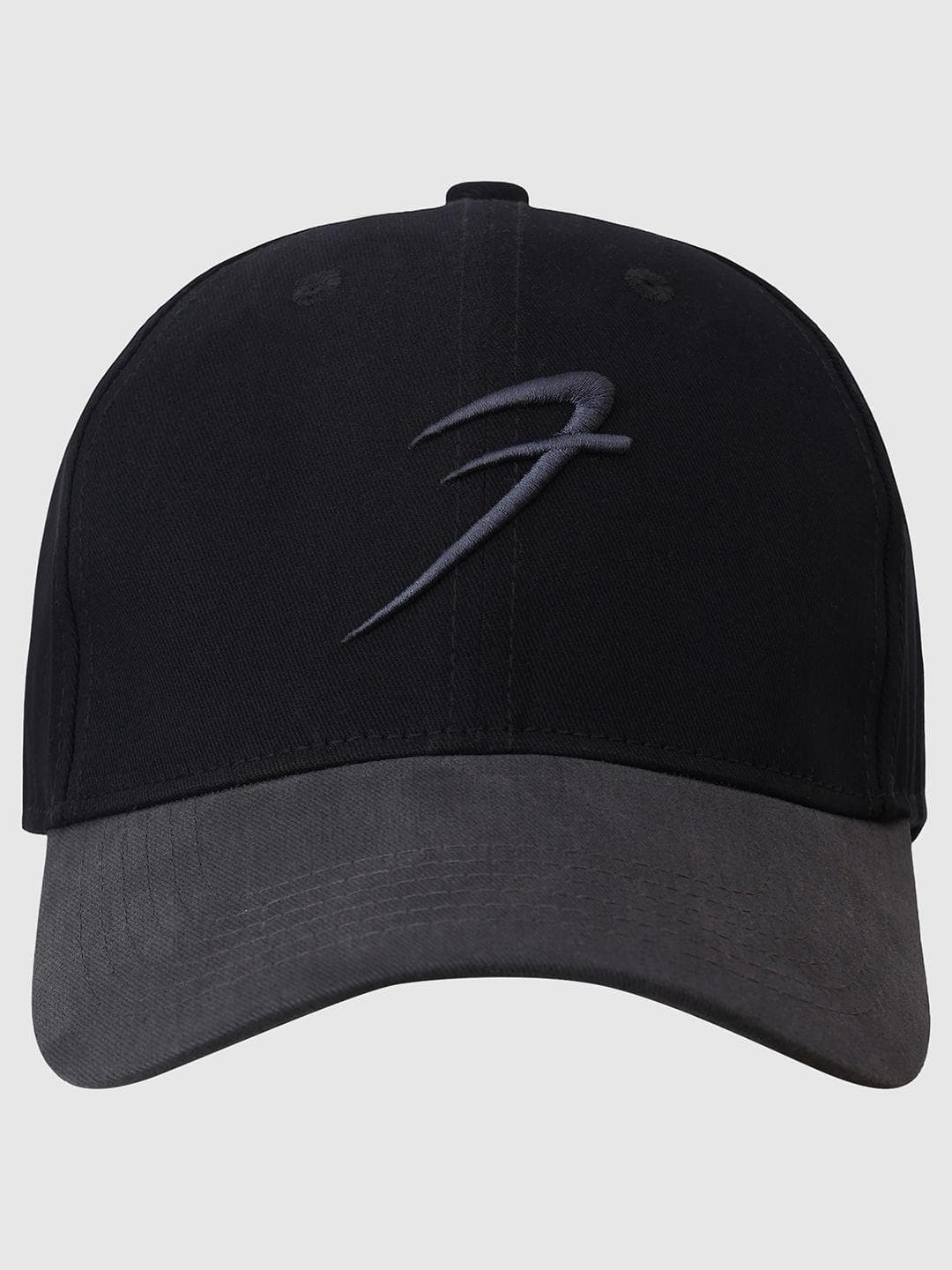 FUAARK Legacy Black Embroidered Cotton Baseball Cap