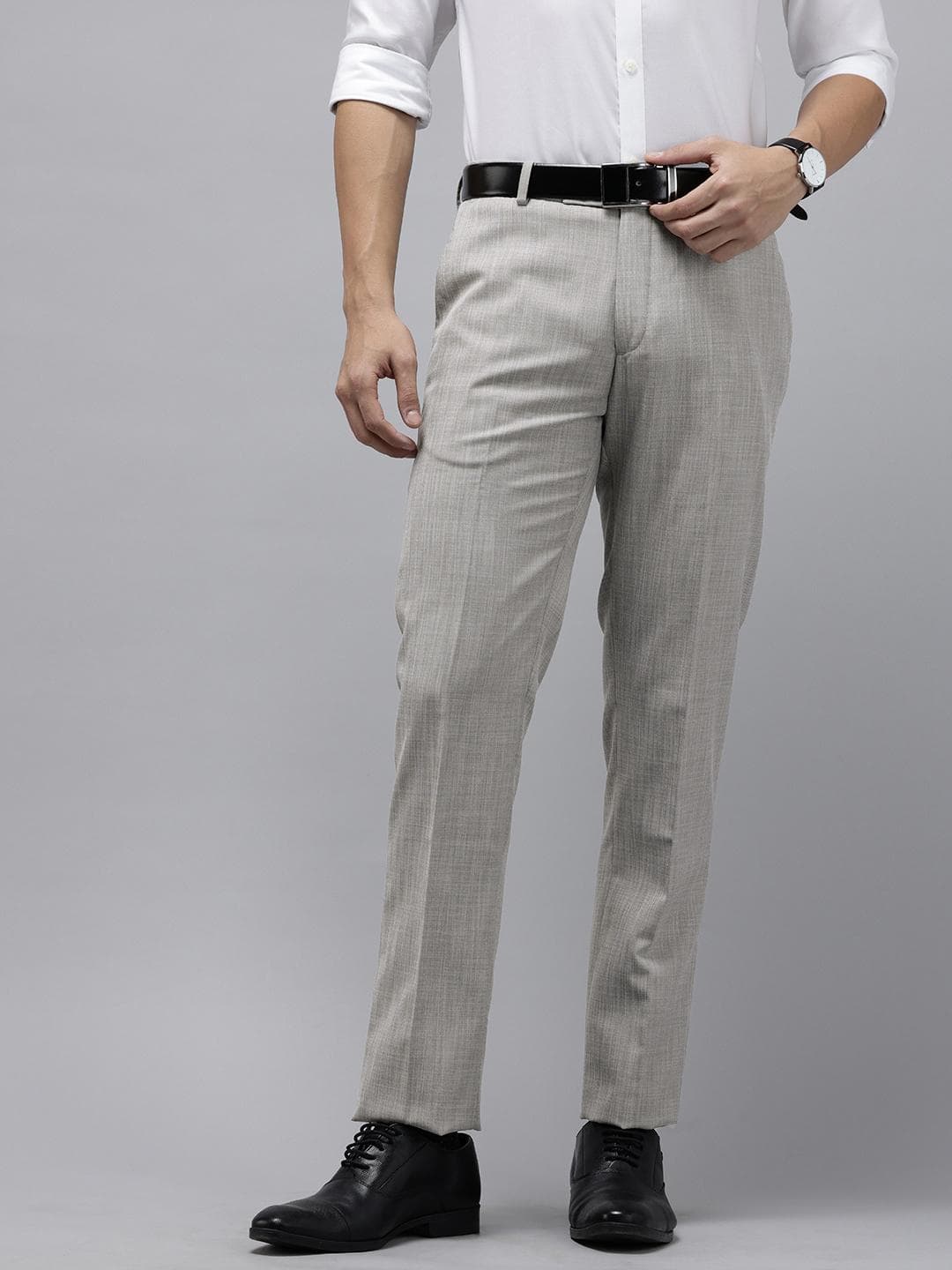 Arrow Men Tailored Fit Formal Trousers