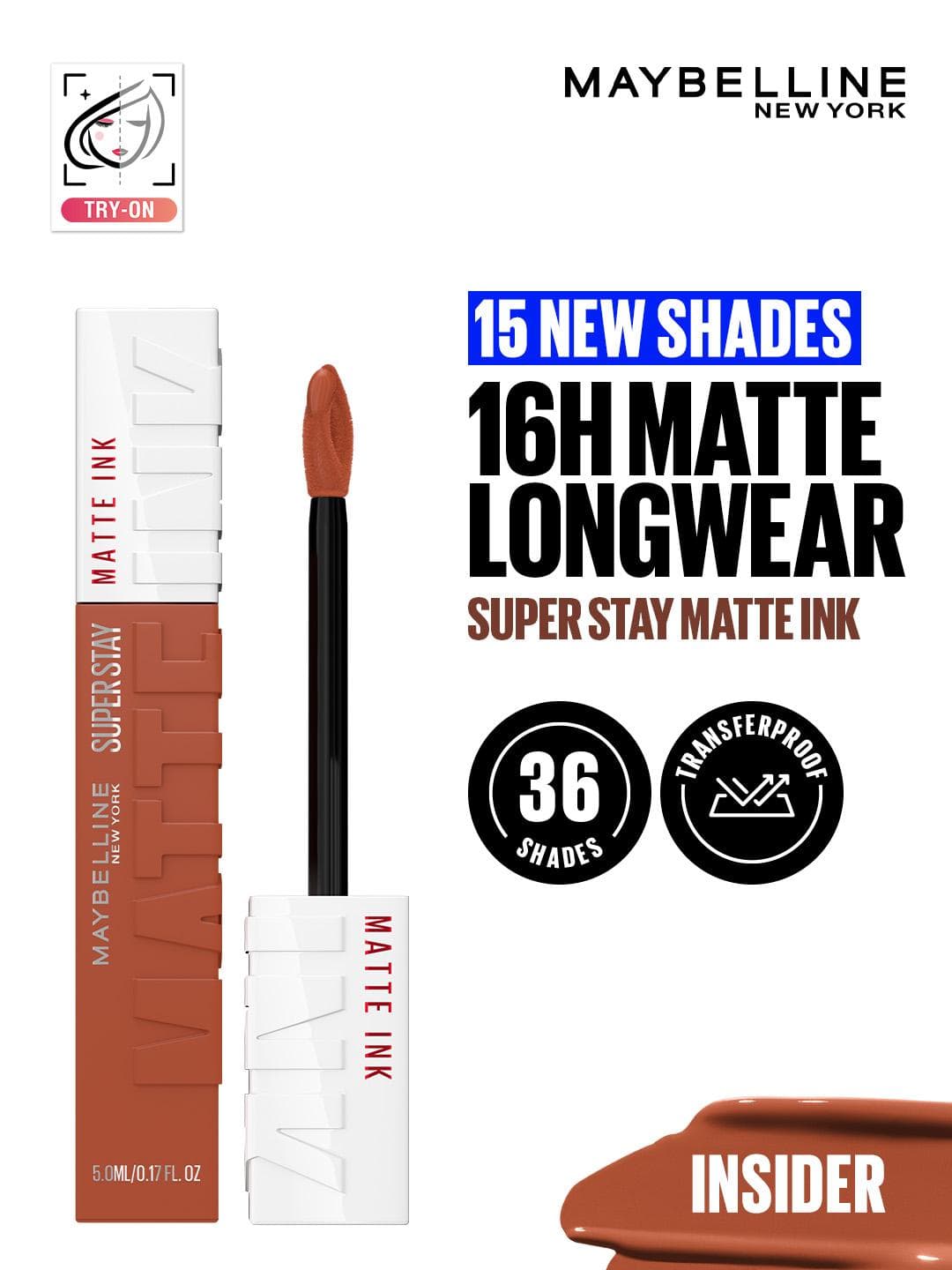 Buy Maybelline New York Superstay Matte Ink Matte Liquid Lipstick 5ml Insider - - Personal Care for Women