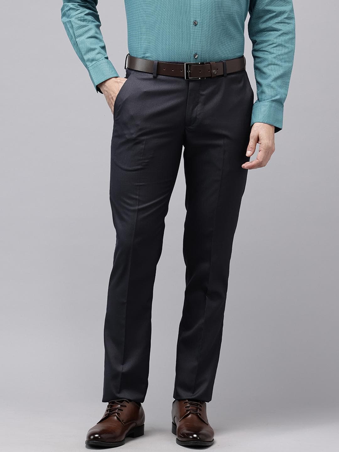 Arrow Men Hudson Tailored Fit Formal Trousers