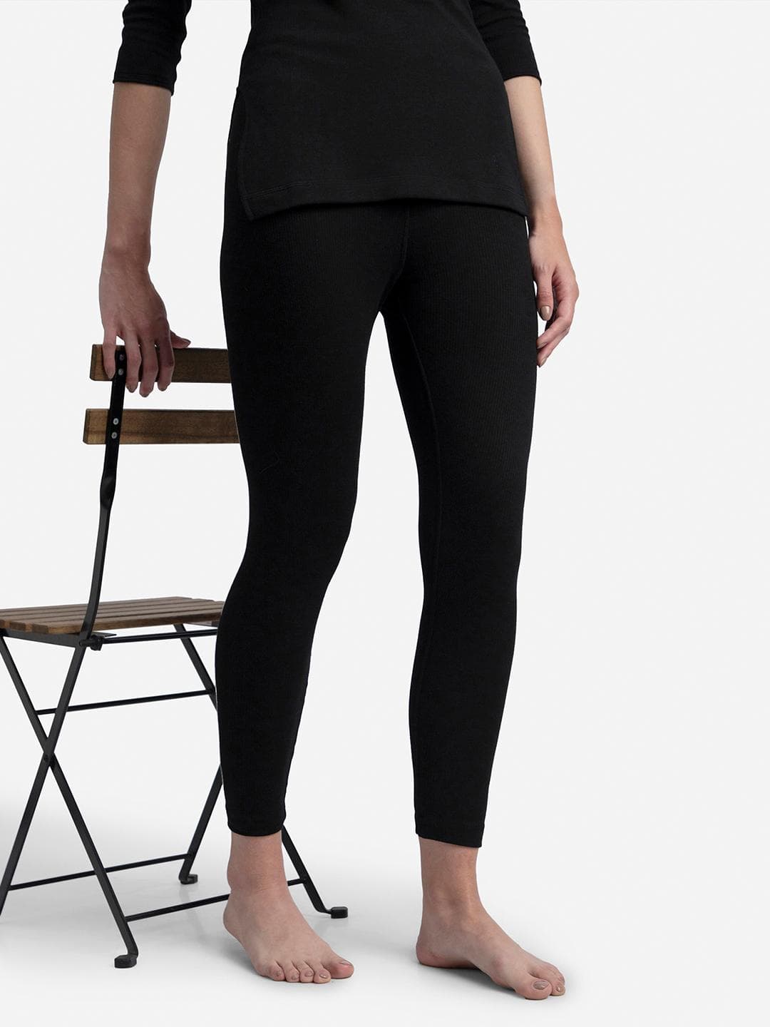 Jockey Women Super Combed Cotton Rich Thermal Leggings With Staywarm Technology - 2520