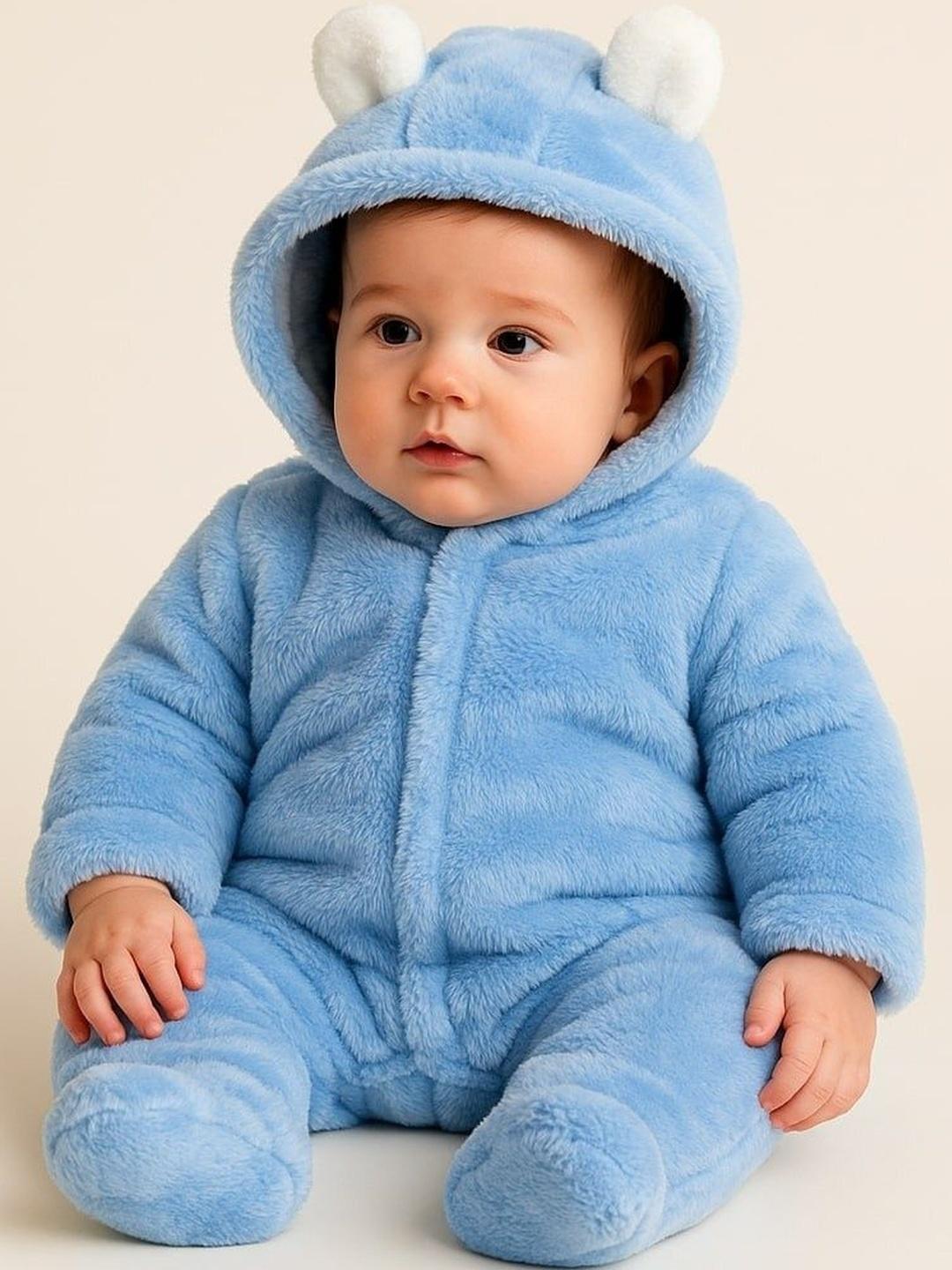 Buy BabyZone Infants Hooded Neck Rompers - - Apparel for Unisex Kids