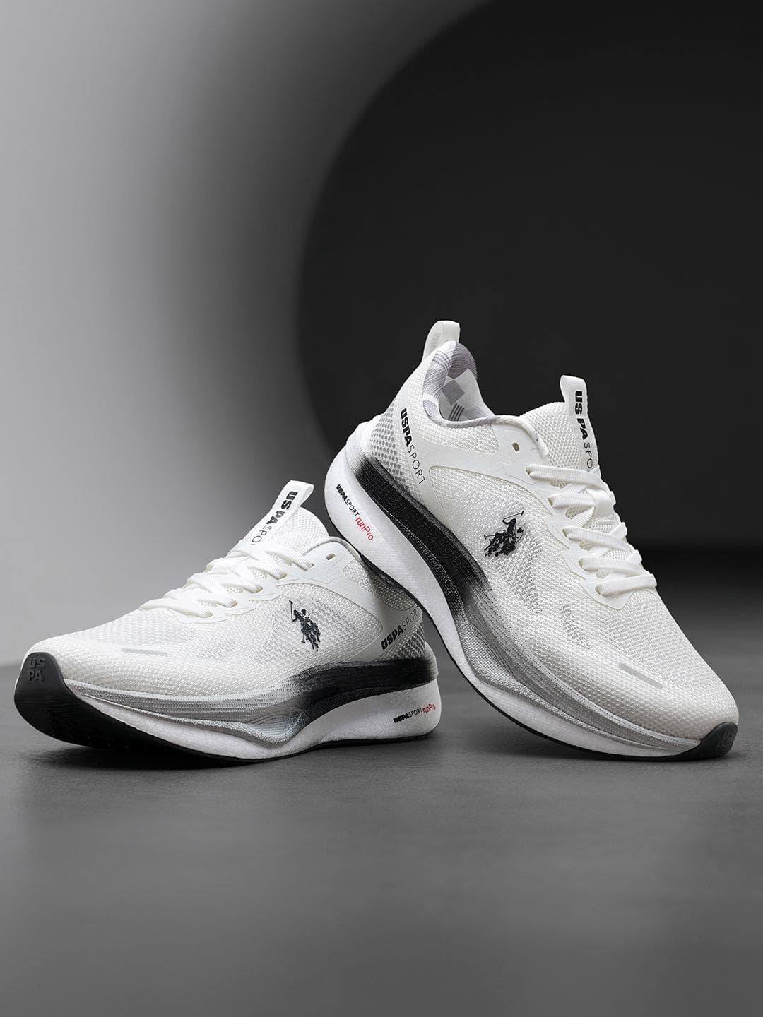 U.S. Polo Assn. Werner White Run Pro Running Shoes