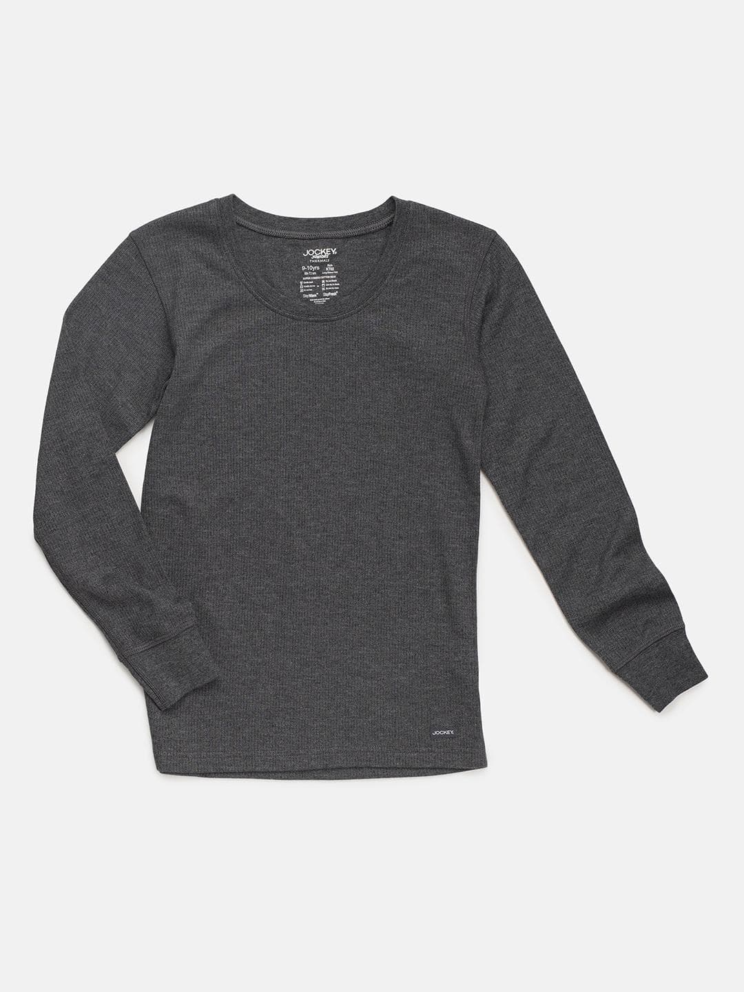 Buy Jockey Kids Cotton Full Sleeve Thermal Undershirt With StayWarm Treatment KT02 - - Apparel for Unisex Kids