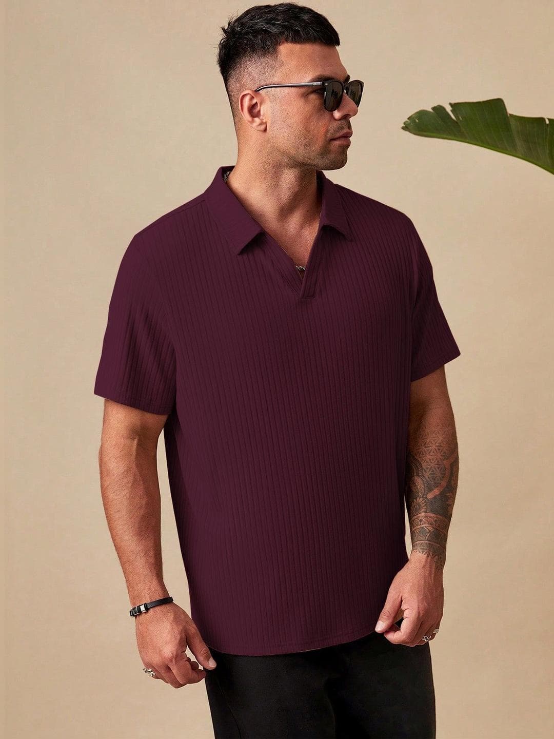 GENZILOOKS Men Polo Collar Organic Cotton 1 T-shirt