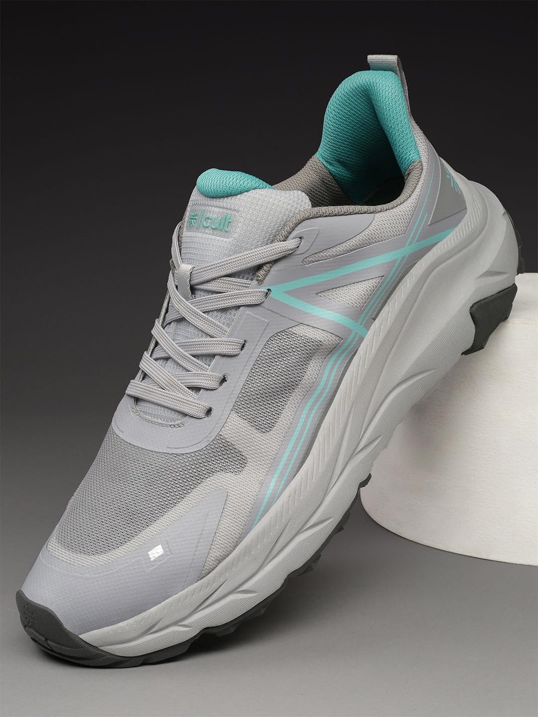 CULT Men's Drift Outdoor Shoes - L. Grey & Sea Green