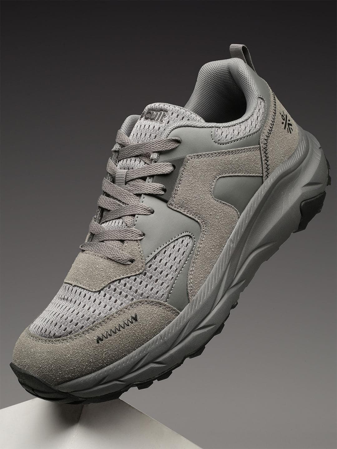 Buy CULT Men Aerolume Outdoor Shoes D. Grey & L. Olive - - Footwear for Men