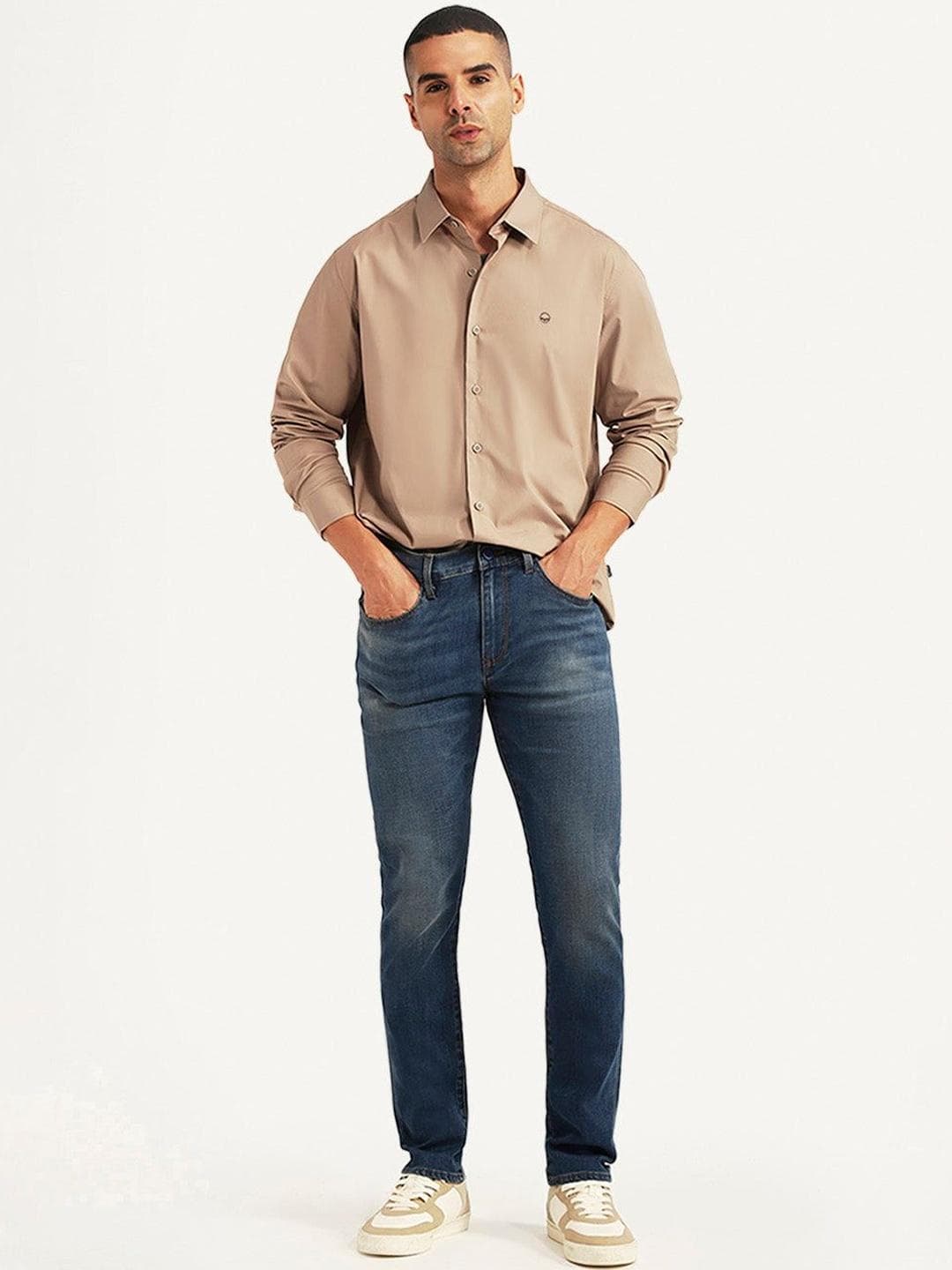 Levis Redloop Men's 512 Blue Slim Tapered Fit Mid Rise Jeans