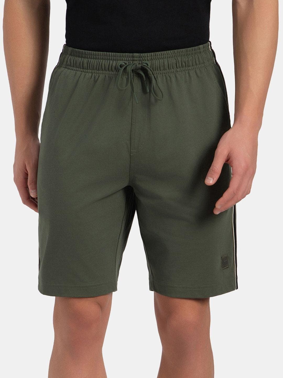 Jockey Combed Cotton Rich Shorts with Side Pockets - 9426