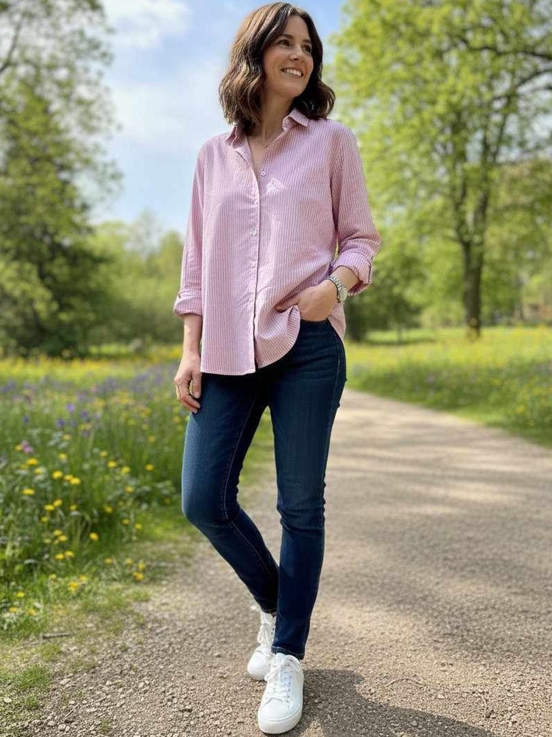 DressBerry Women Striped Casual Shirt