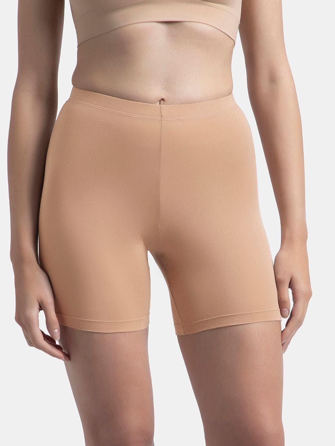 Buy Jockey High Coverage Super Combed Cotton Concealed Waistband Stretch Shorties 1529 - - Apparel for Women