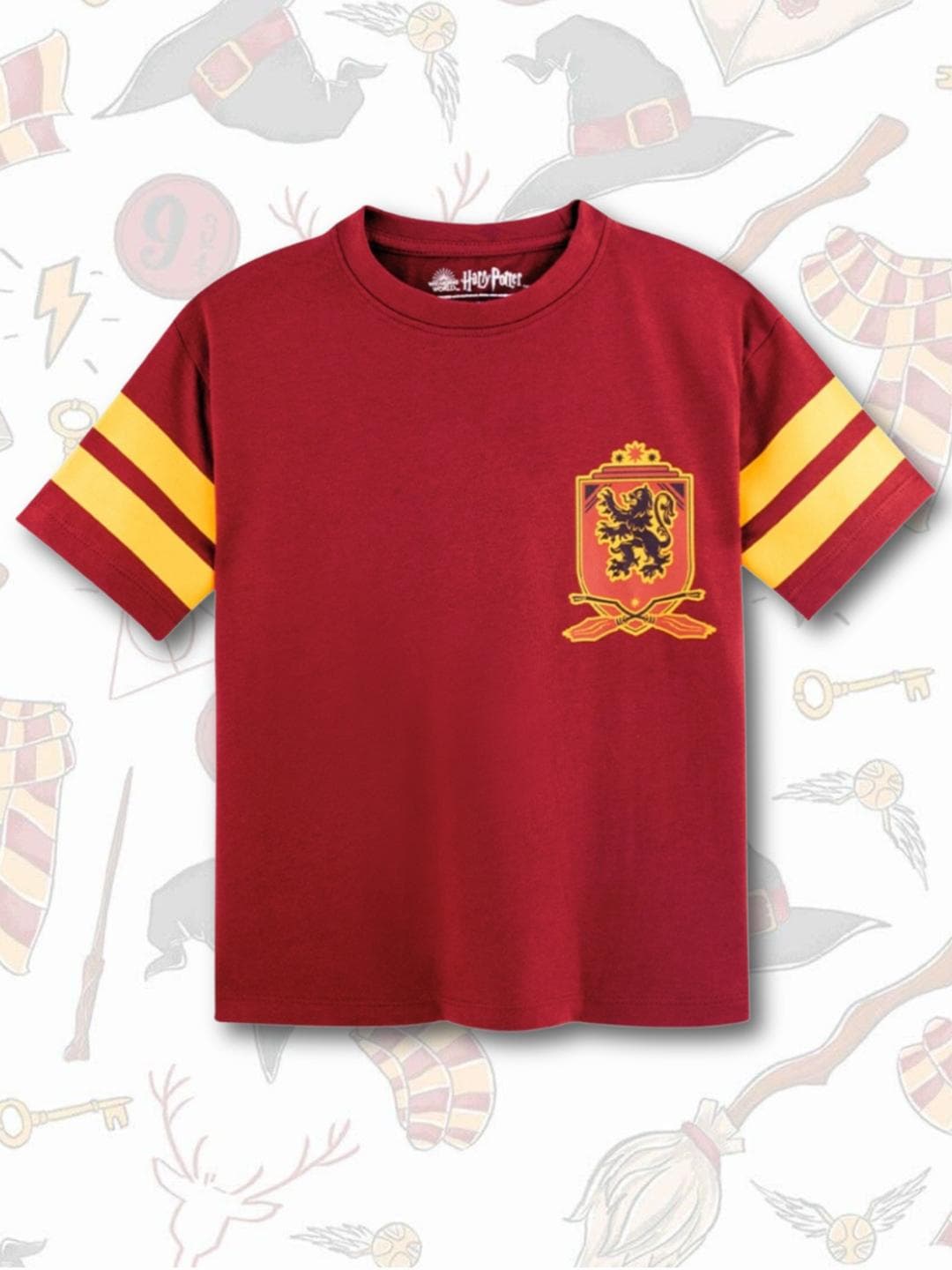 Nap Chief Kids Unisex Harry Potter Quidditch 07 Printed Oversized T-shirt