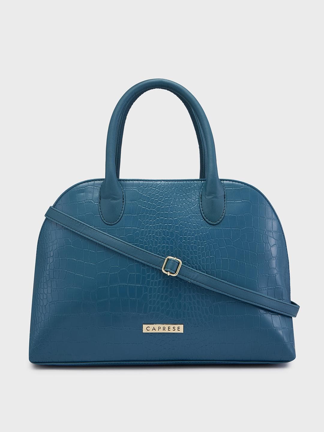 Caprese Animal Textured Structured Handheld Bag