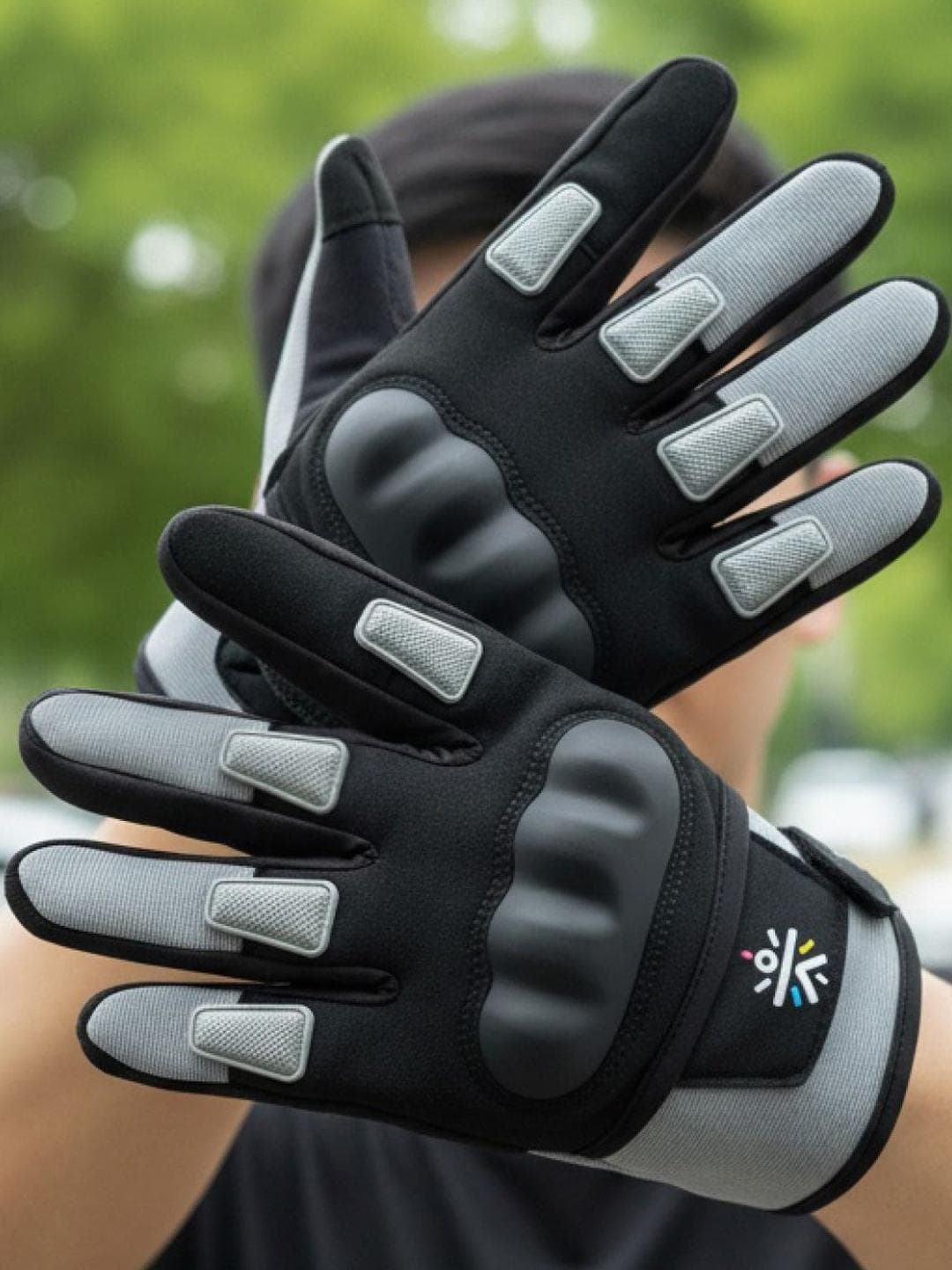 CULT Unisex Patterned Bike Gloves